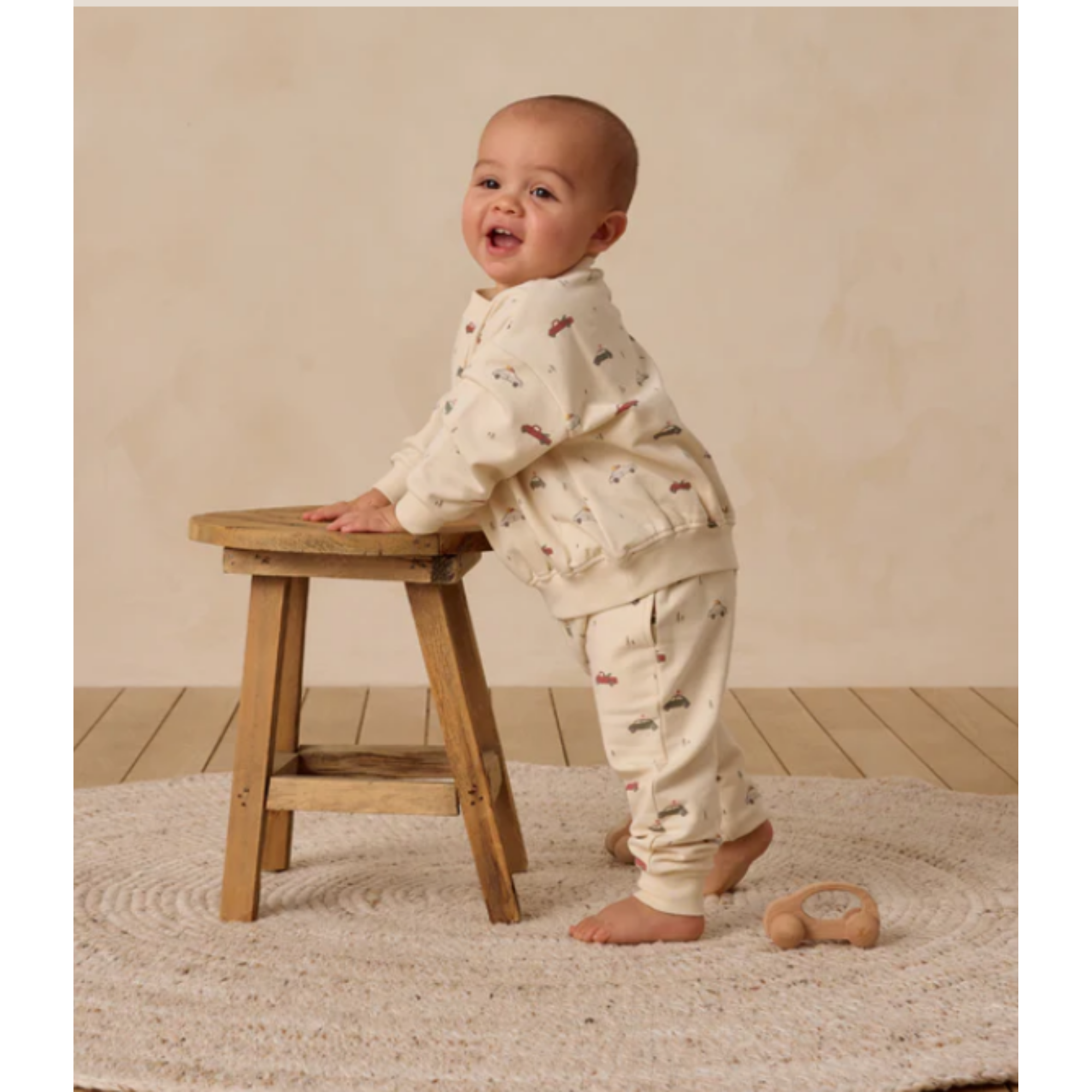 QUINCY MAE Pantalon de survêtement décontracté en polaire - Cars