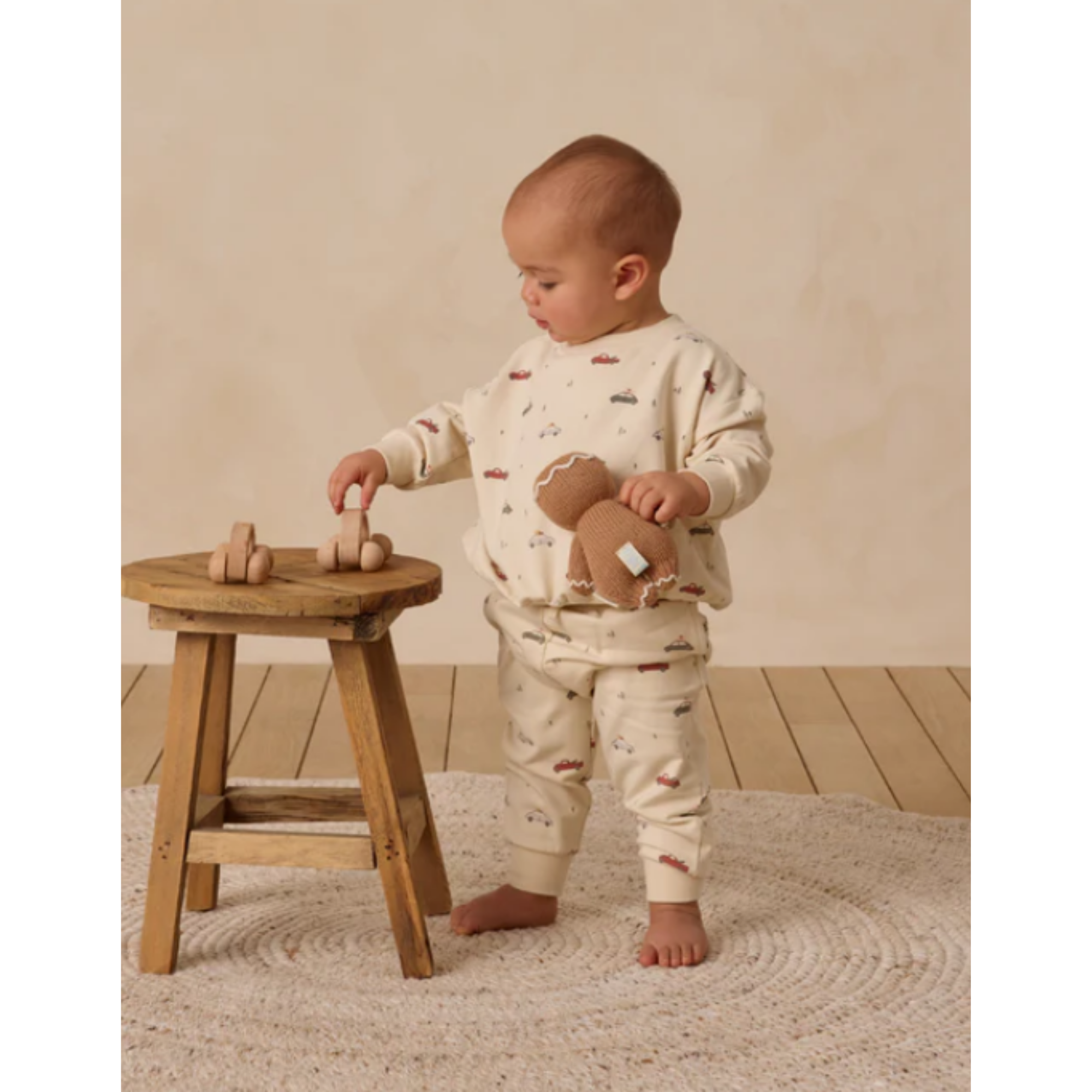 QUINCY MAE Pantalon de survêtement décontracté en polaire - Cars