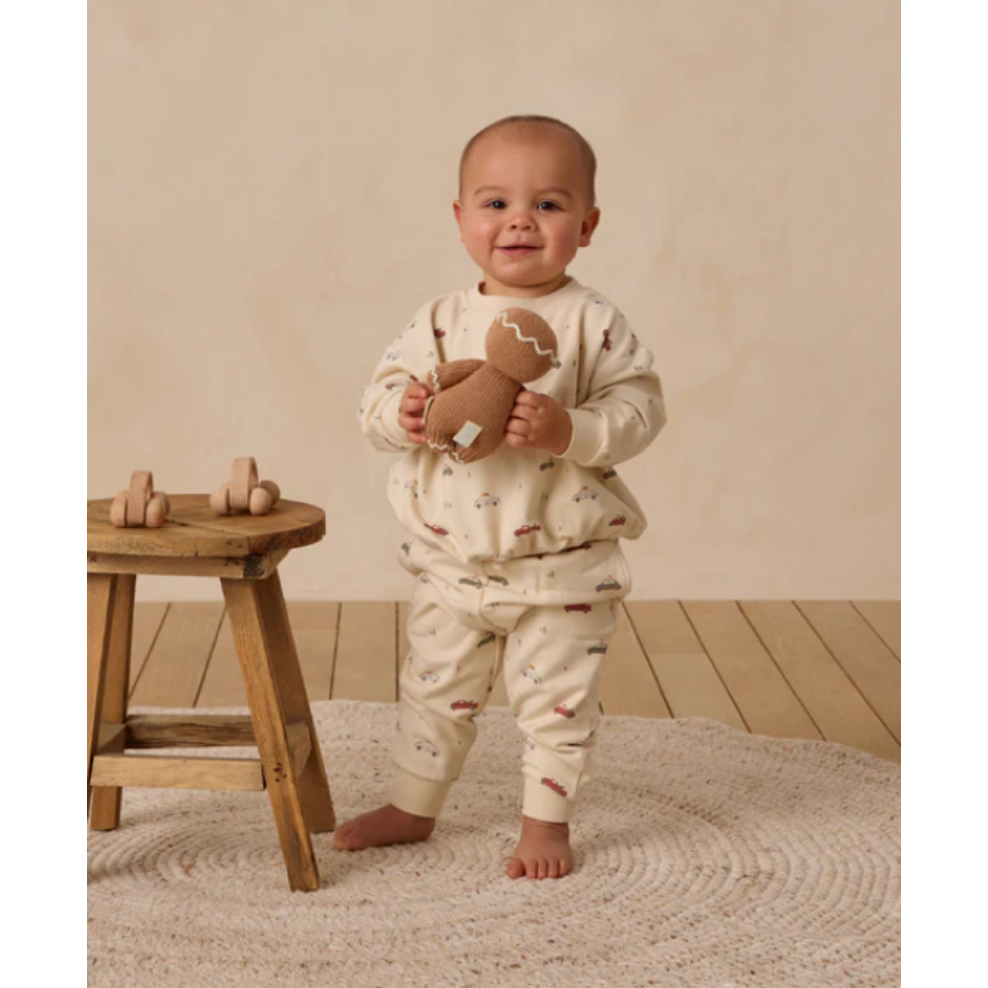 QUINCY MAE Pantalon de survêtement décontracté en polaire - Cars