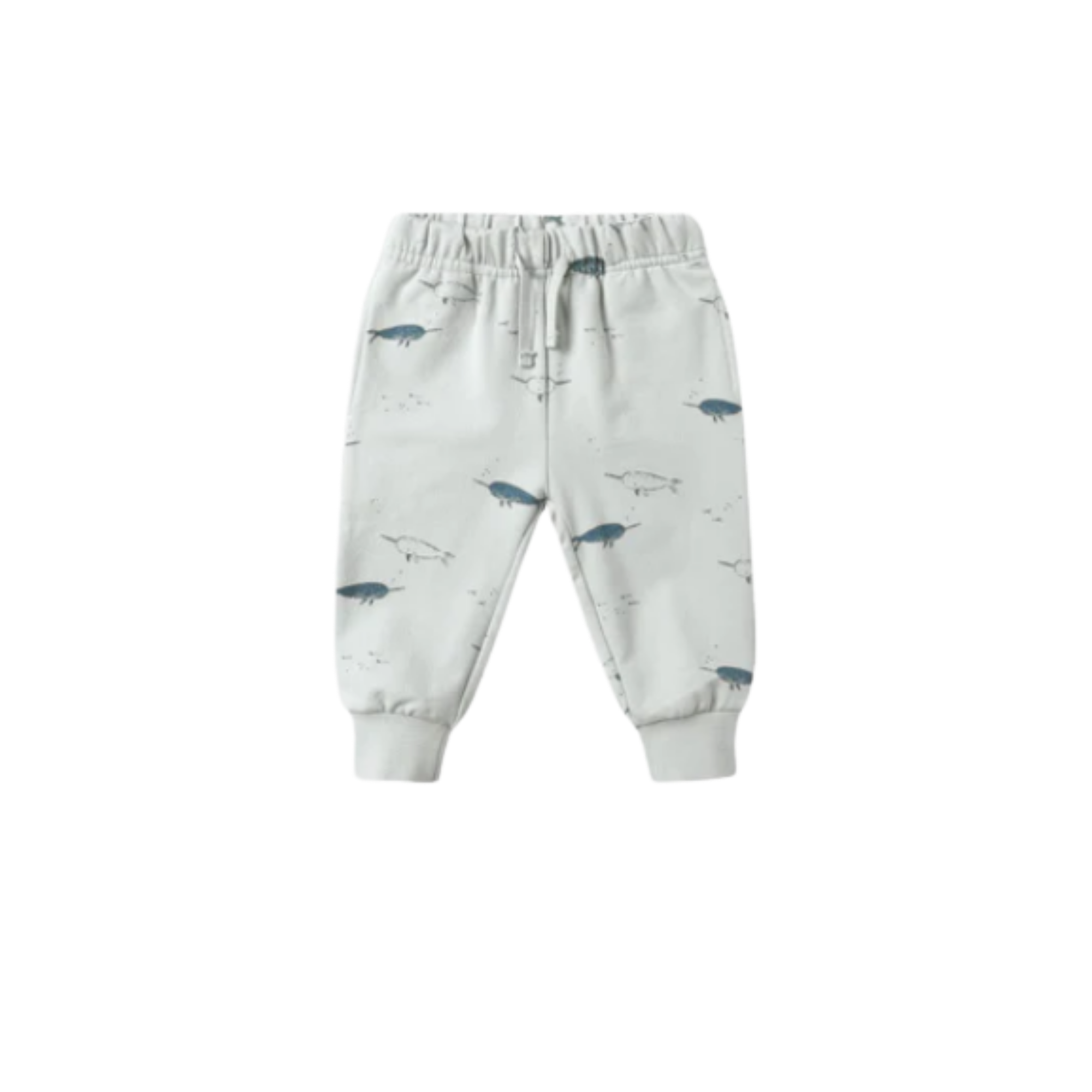 QUINCY MAE Relaxed Fleece Sweatpant - Narwhals