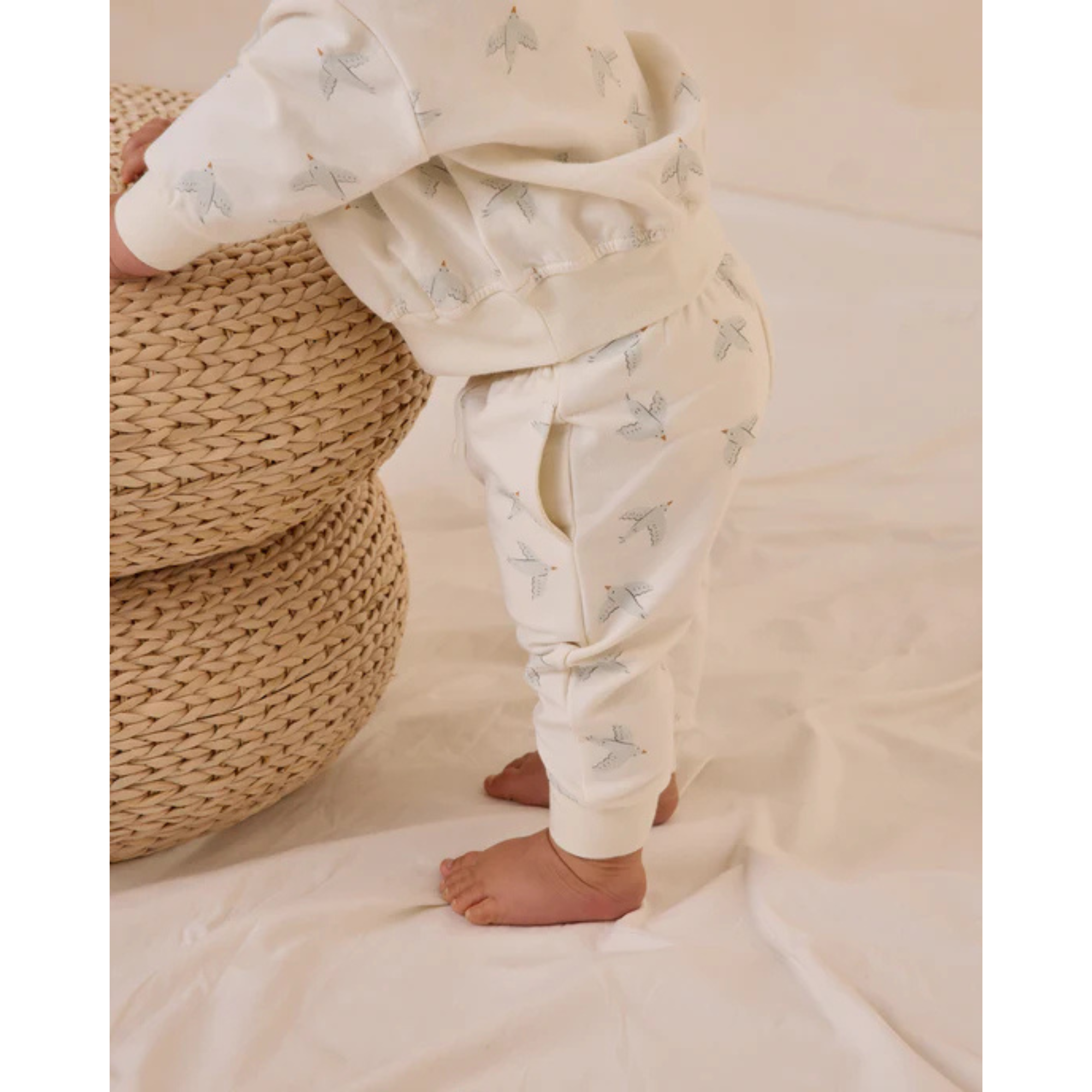 QUINCY MAE Relaxed Sweatpant - Birds