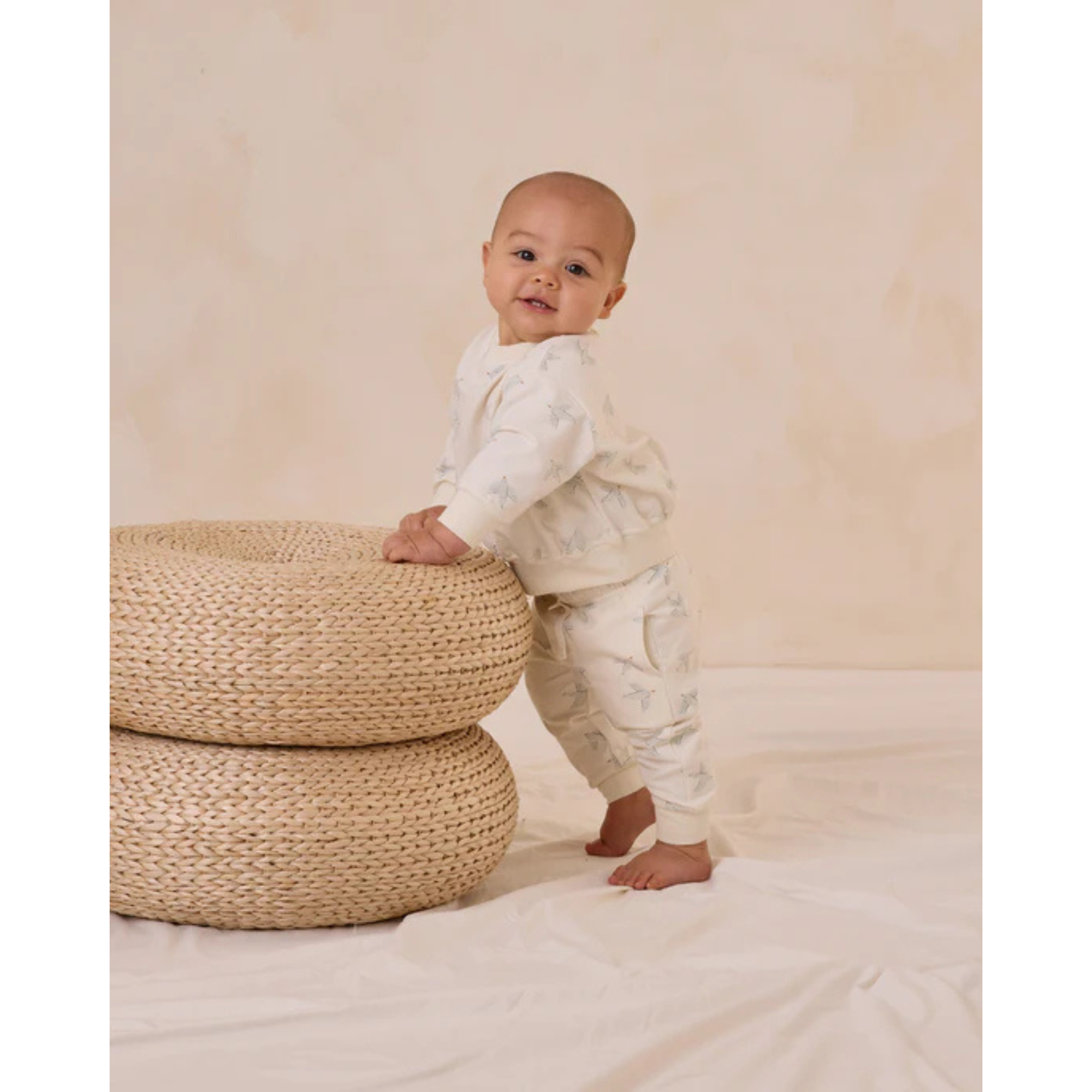 QUINCY MAE Relaxed Sweatpant - Birds