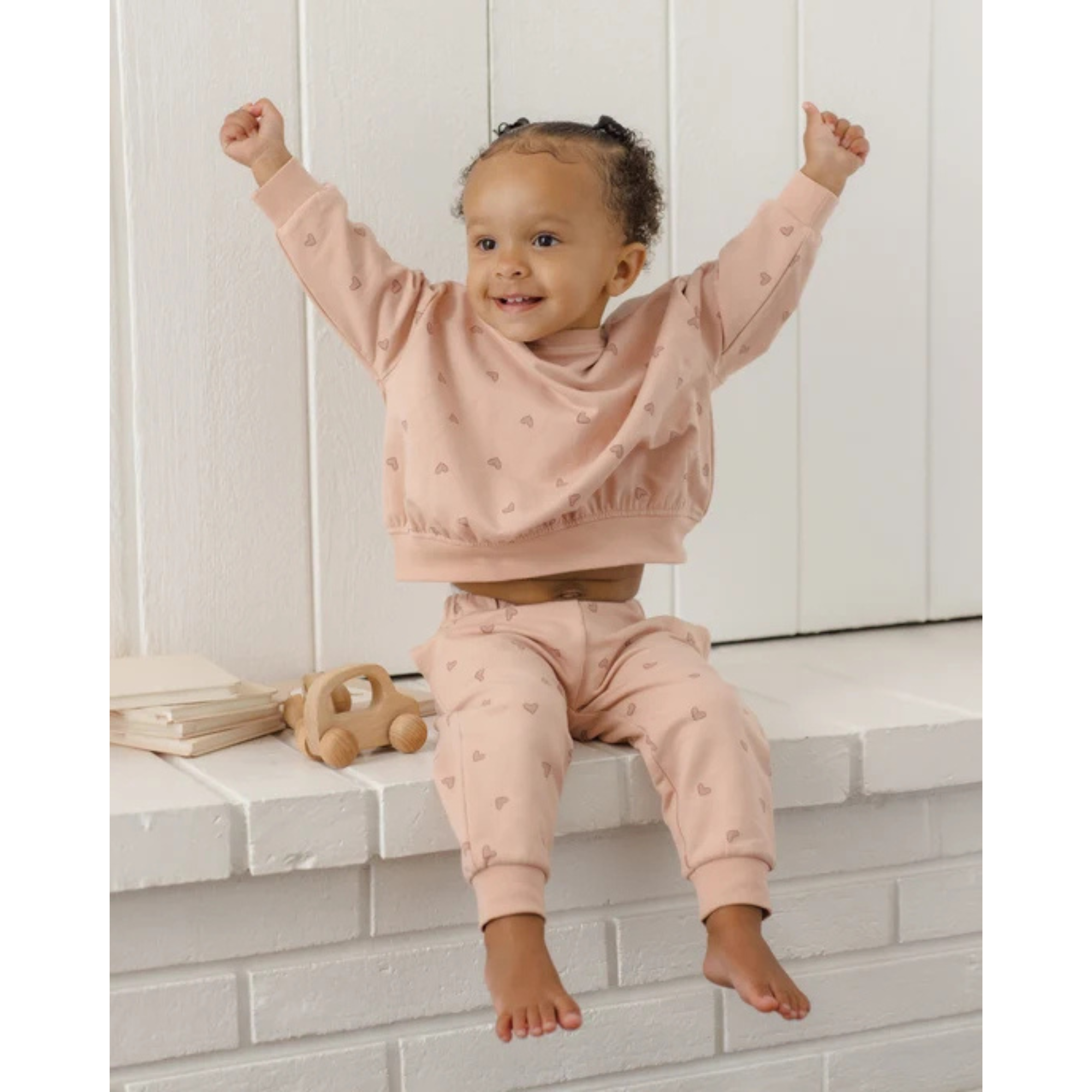QUINCY MAE Relaxed Sweatpant - Hearts