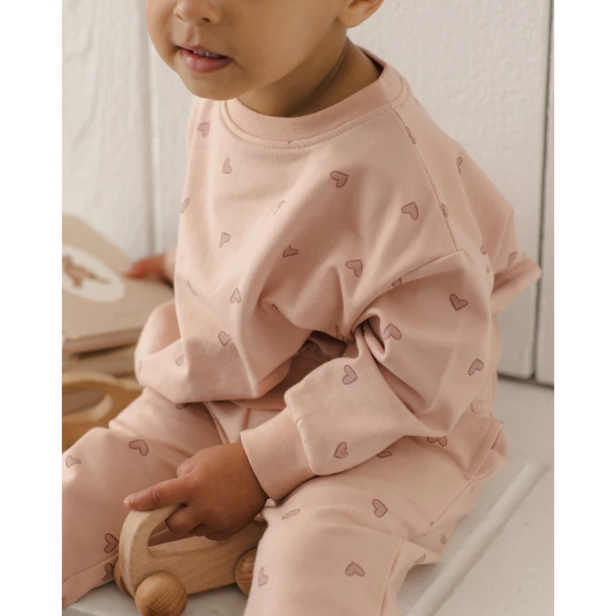 QUINCY MAE Relaxed Sweatpant - Hearts