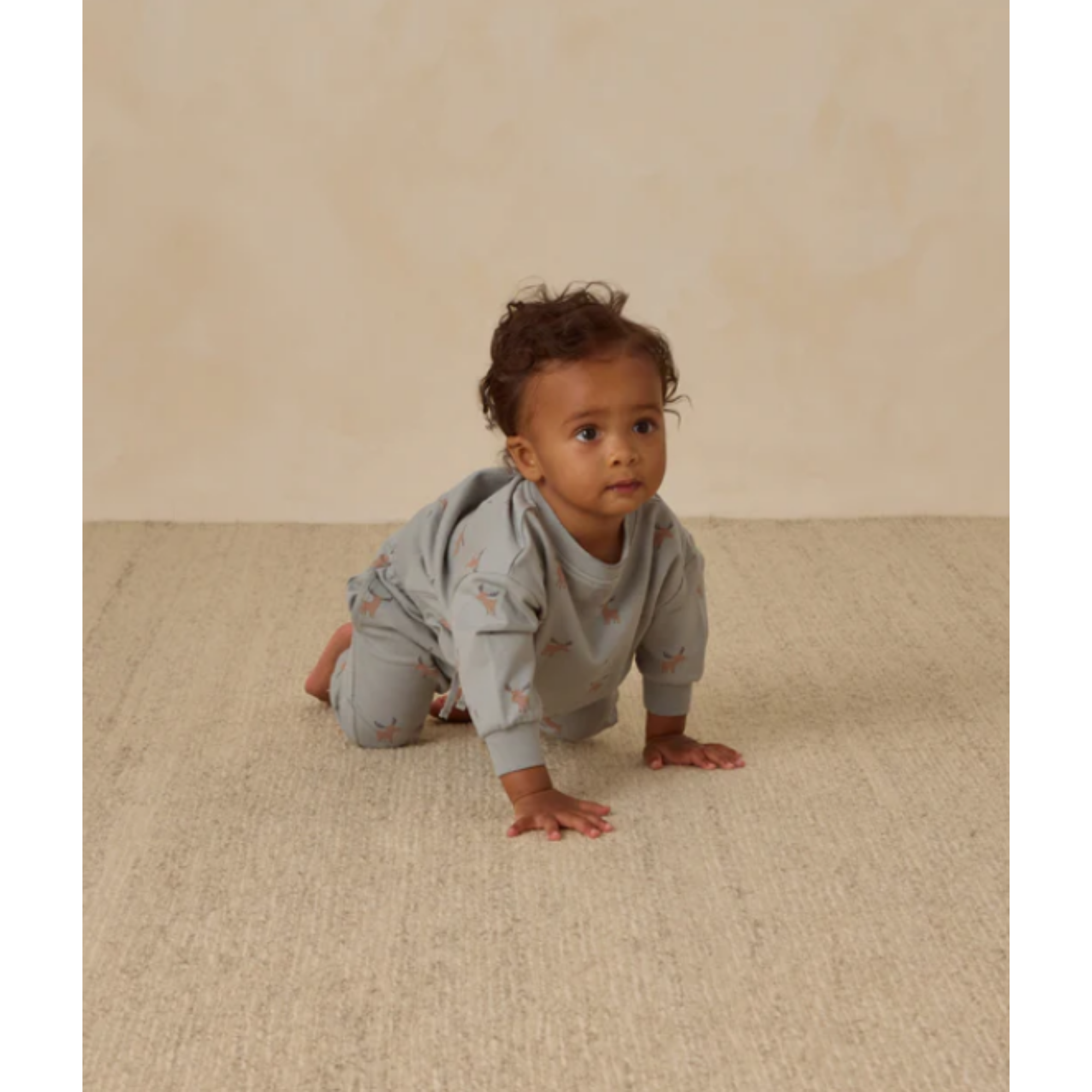 QUINCY MAE Relaxed Sweatpant - Moose