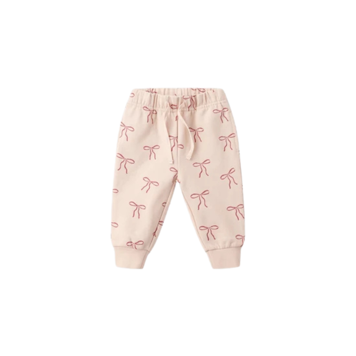 QUINCY MAE Relaxed Sweatpant - Red Bows