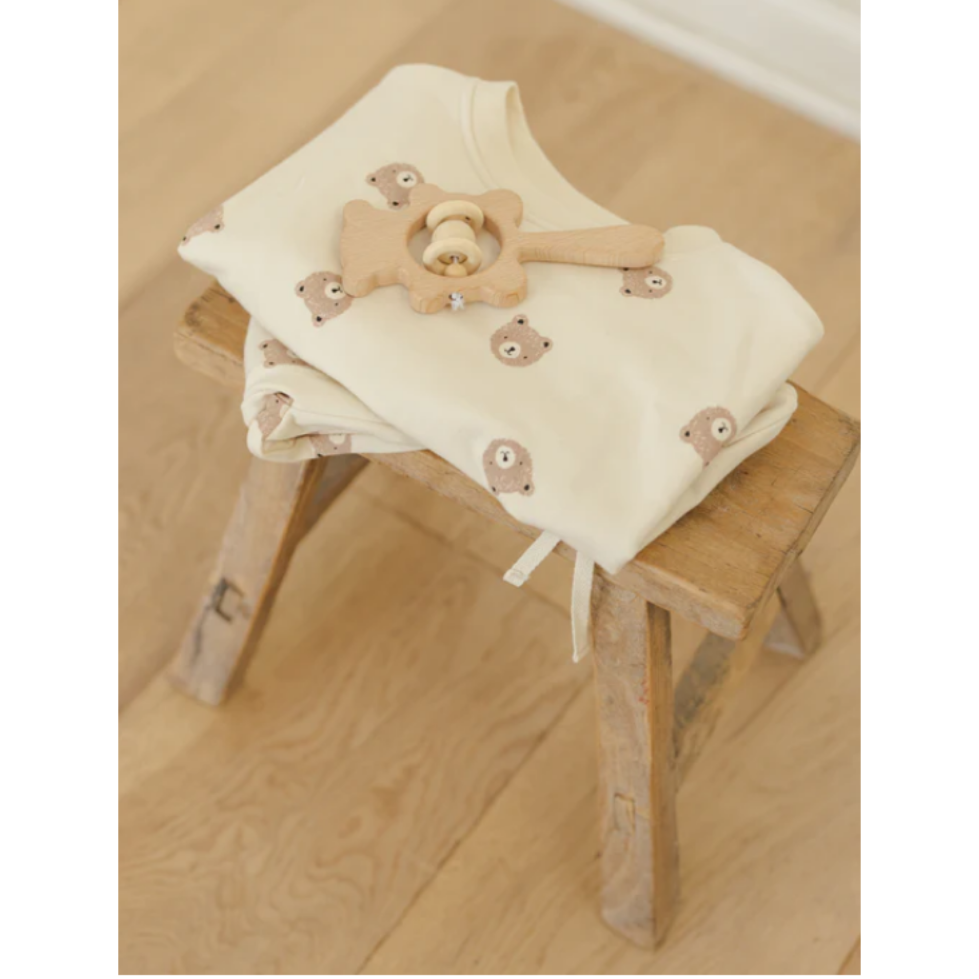 QUINCY MAE Relaxed Sweatshirt - Brown Bear