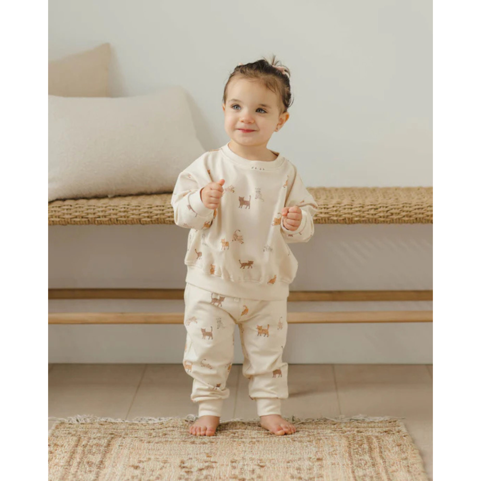 QUINCY MAE Relaxed Sweatshirt - Cats