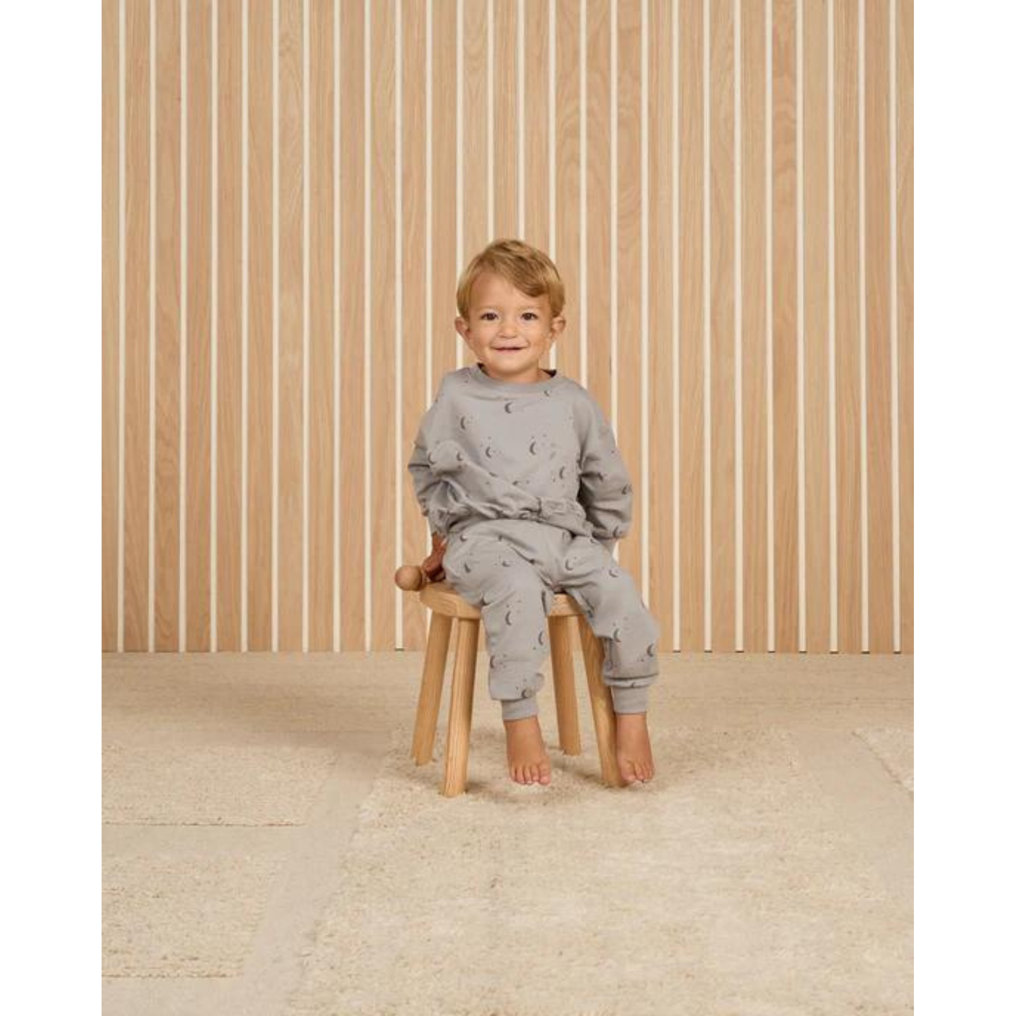 QUINCY MAE Relaxed Sweatshirt - Moons