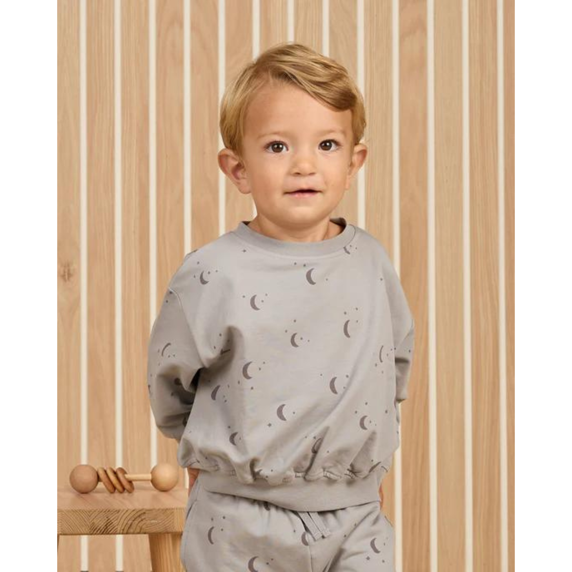 QUINCY MAE Relaxed Sweatshirt - Moons