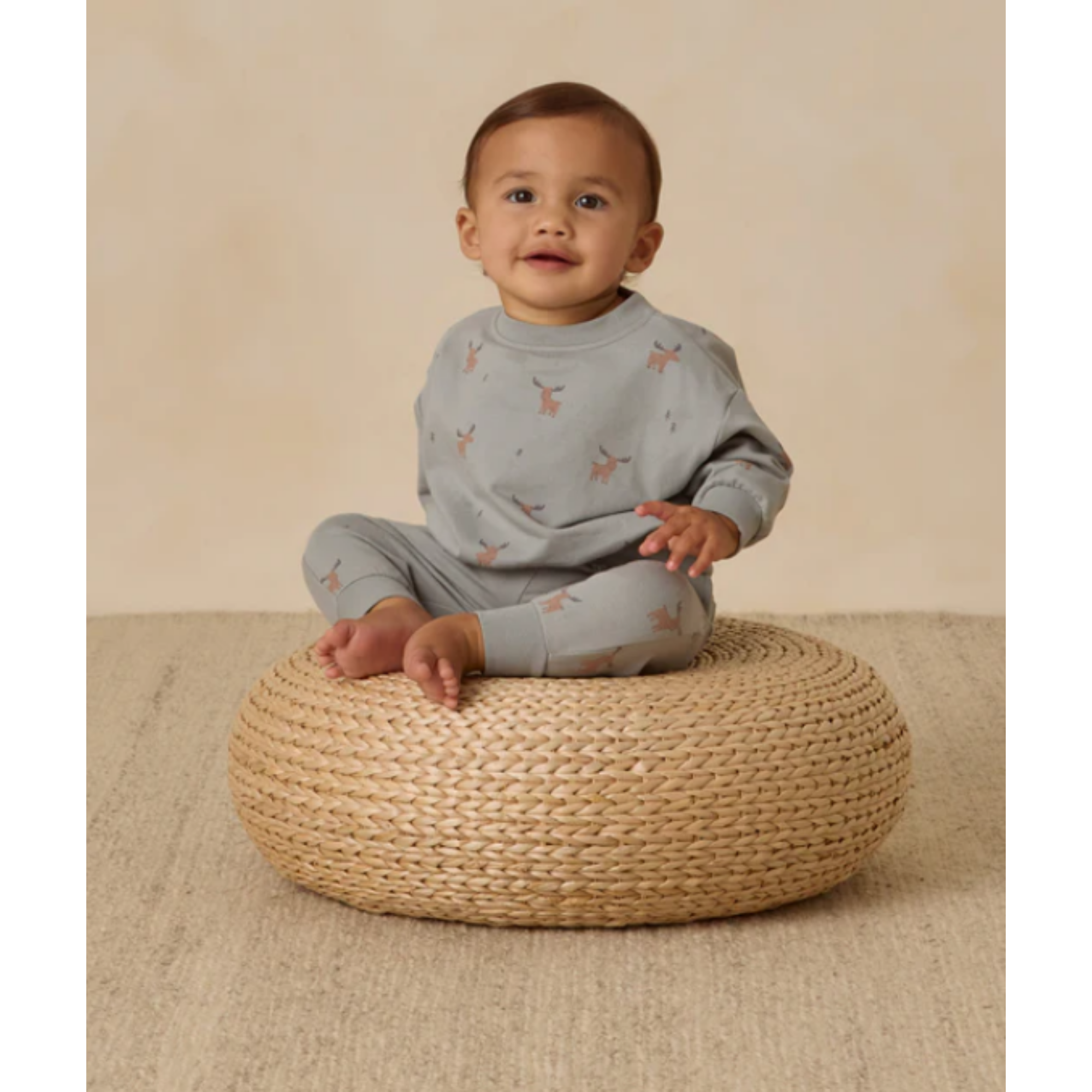 QUINCY MAE Relaxed Sweatshirt - Moose