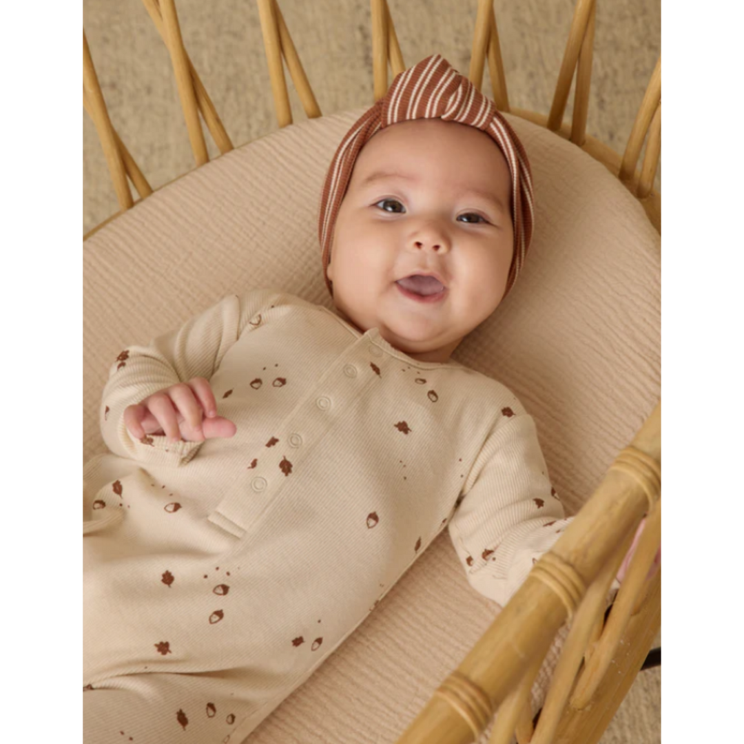 QUINCY MAE Combinaison bébé côtelée - Glands