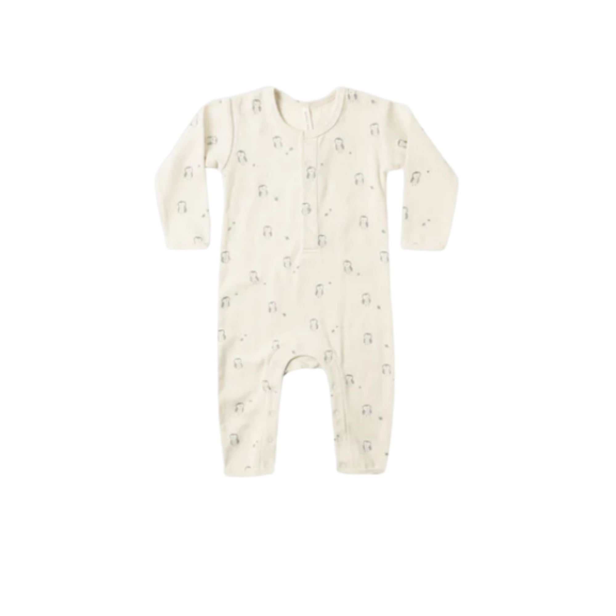 QUINCY MAE Combinaison bébé côtelée - Hiboux