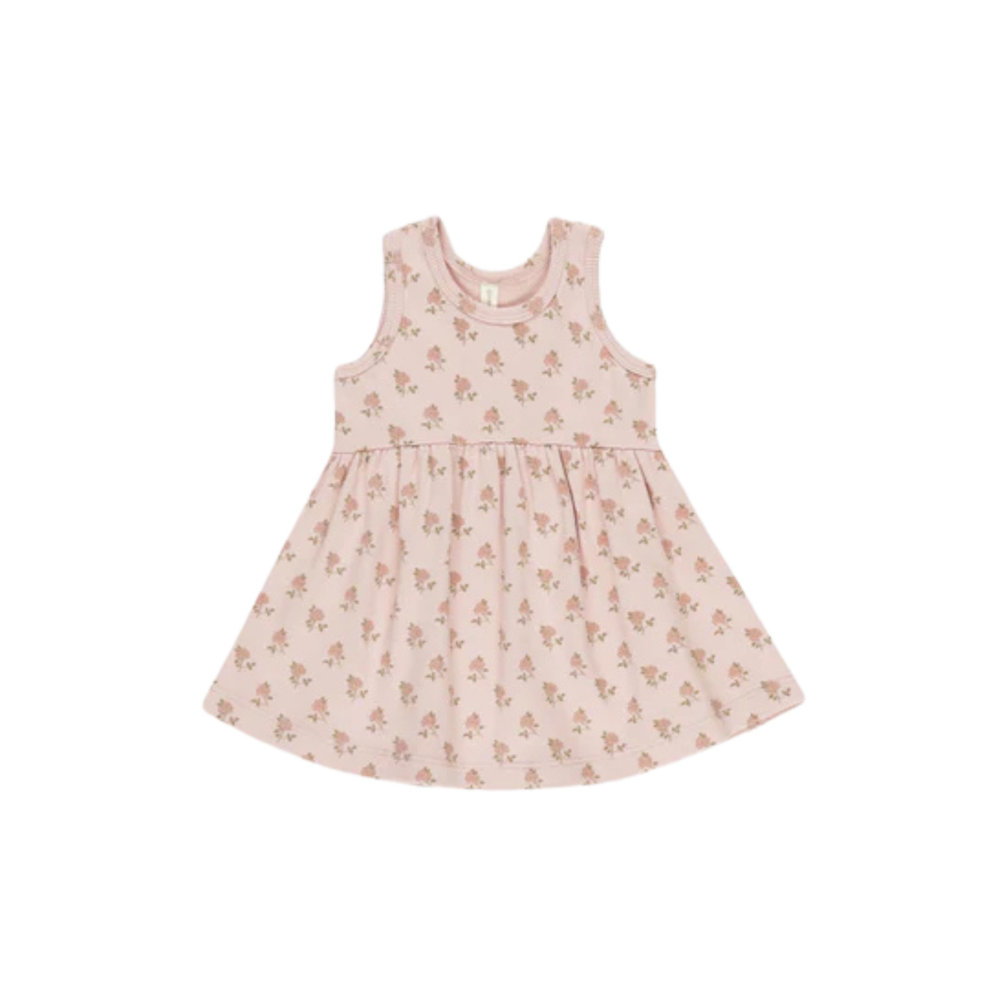 QUINCY MAE Ribbed Tank Dress - Roses