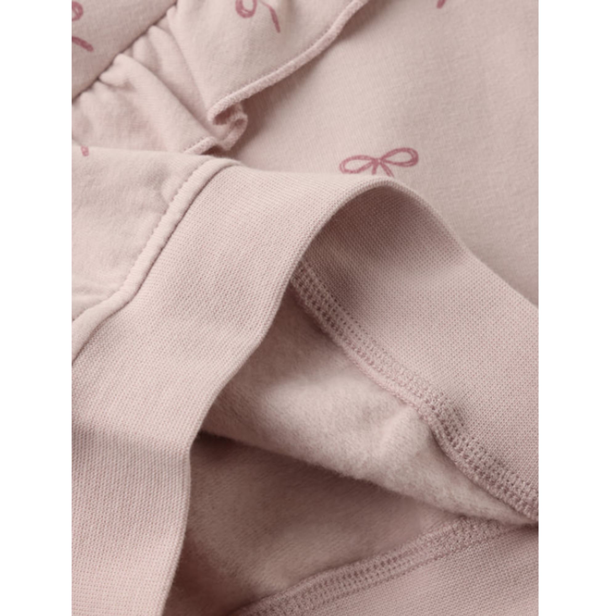 QUINCY MAE Ruffle Fleece Sweatshirt - Bows