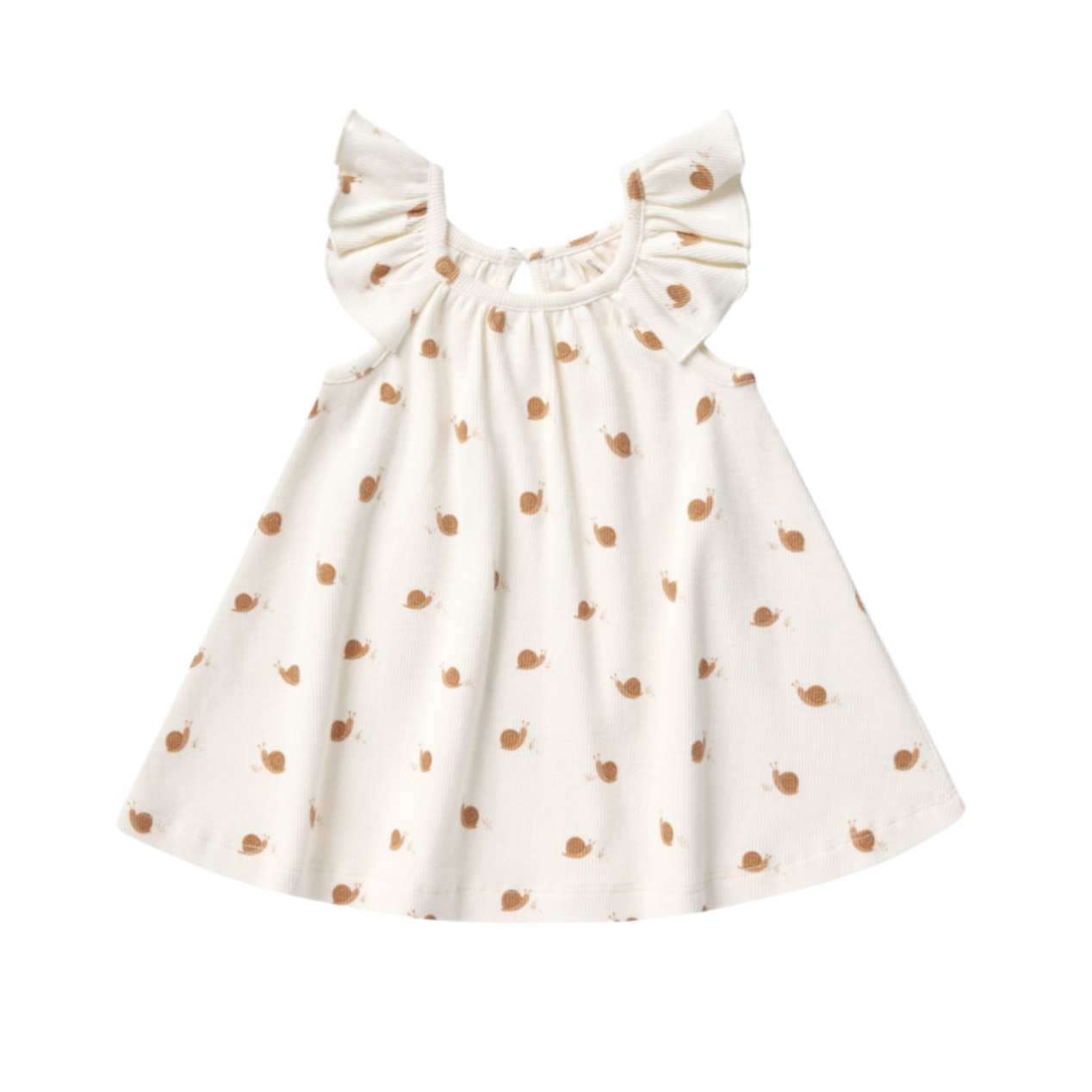 Robe trapèze à volants QUINCY MAE - Escargots