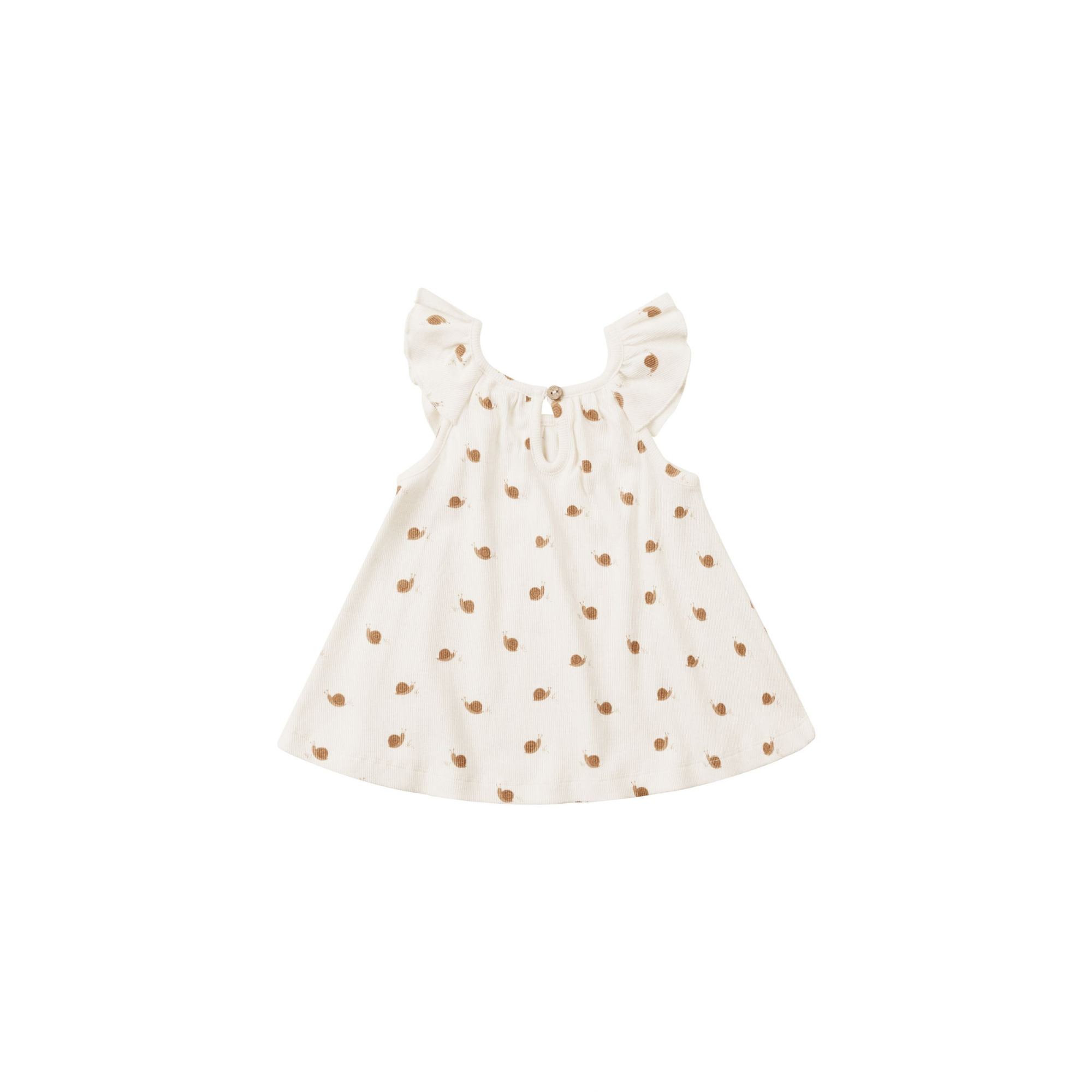 Robe trapèze à volants QUINCY MAE - Escargots