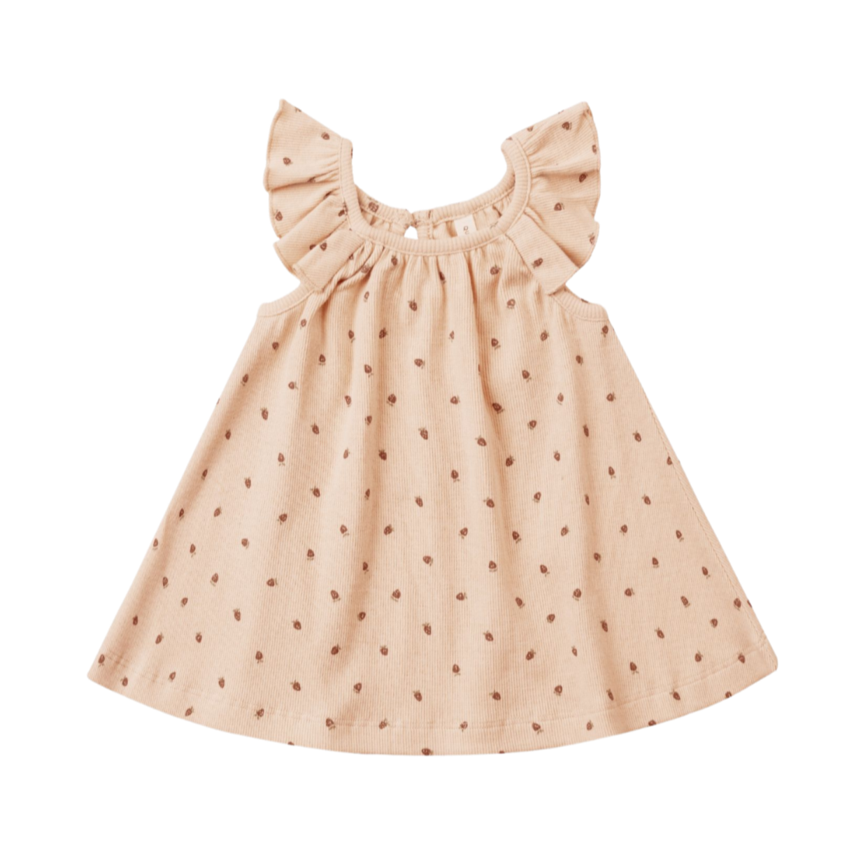 Robe trapèze à volants QUINCY MAE - Fraises