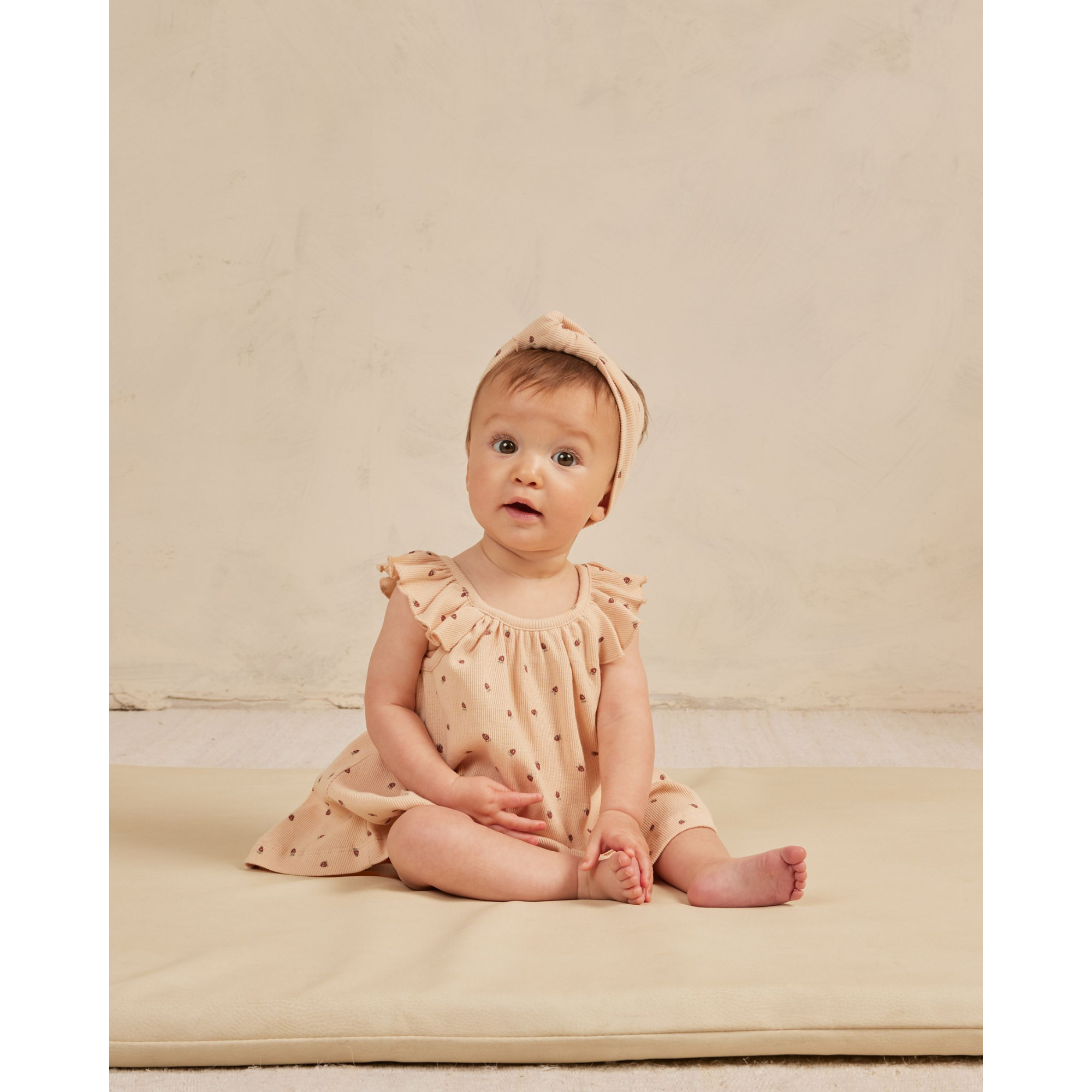 Robe trapèze à volants QUINCY MAE - Fraises