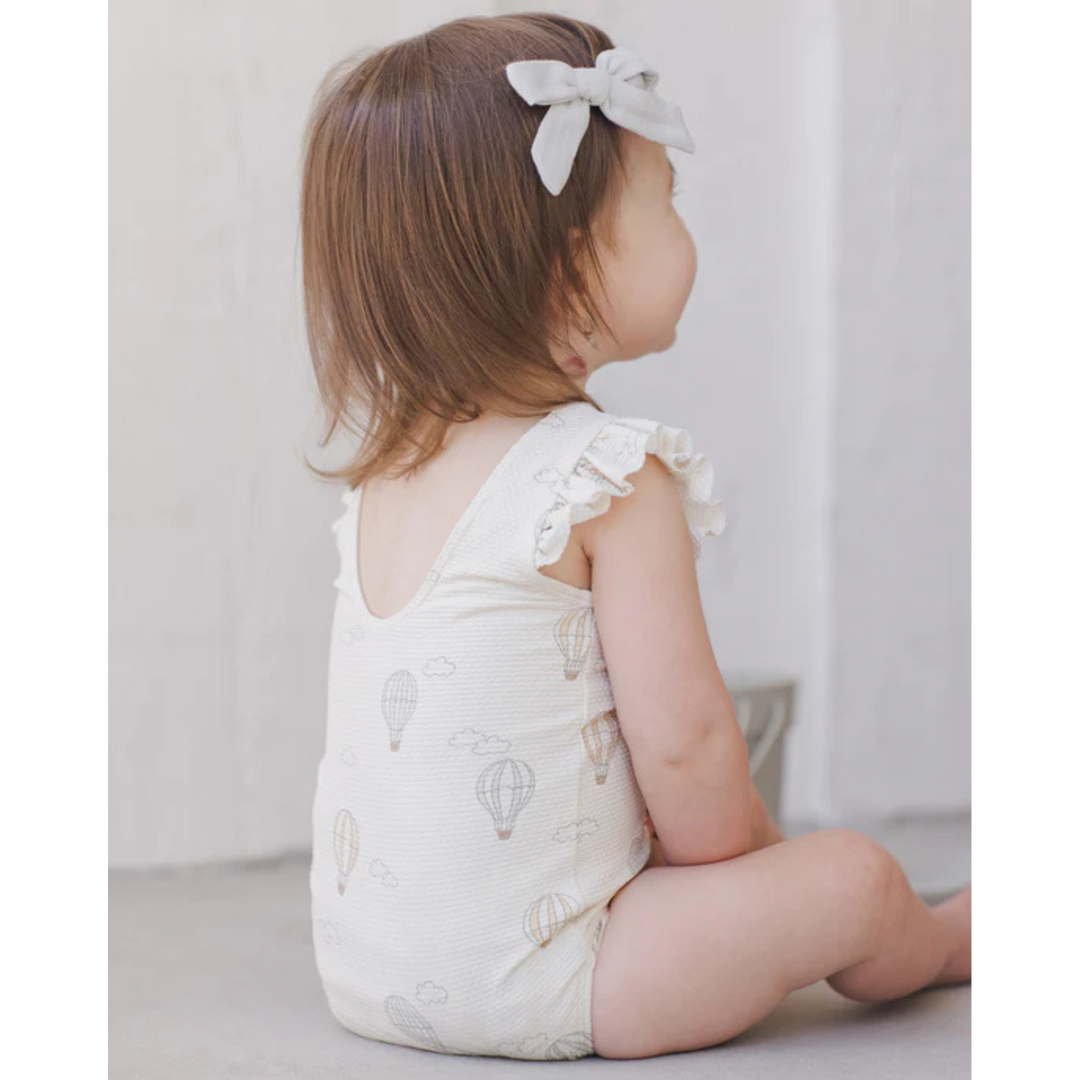 QUINCY MAE Scoop Back One-Piece - Hot Air Balloons