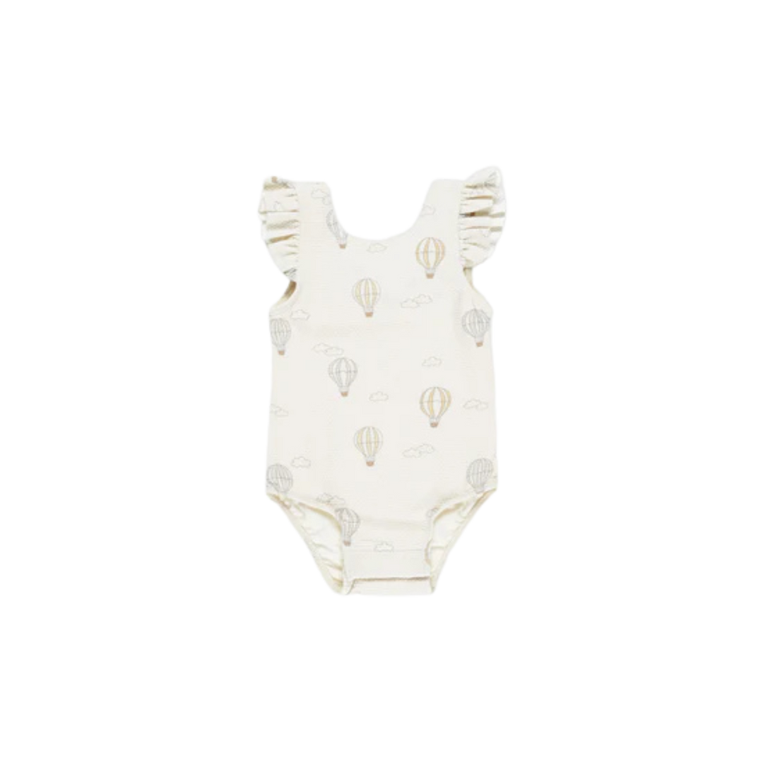 QUINCY MAE Scoop Back One-Piece - Hot Air Balloons