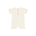 Maillot une-pièce à manches courtes QUINCY MAE - Carottes