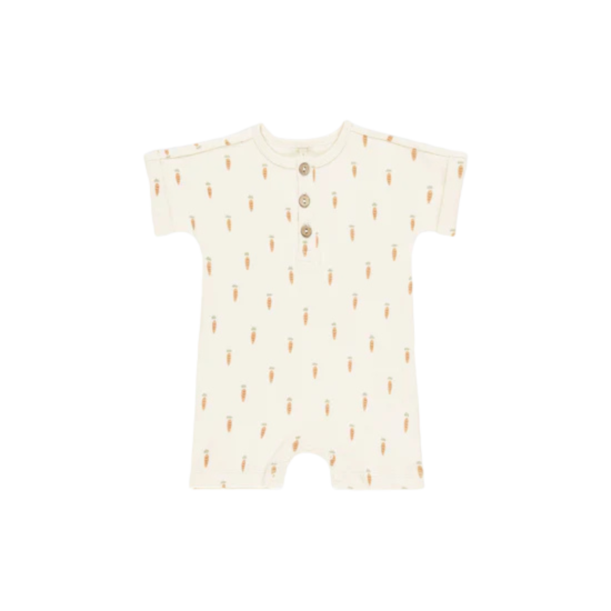 QUINCY MAE Short Sleeve One-Piece - Carrots