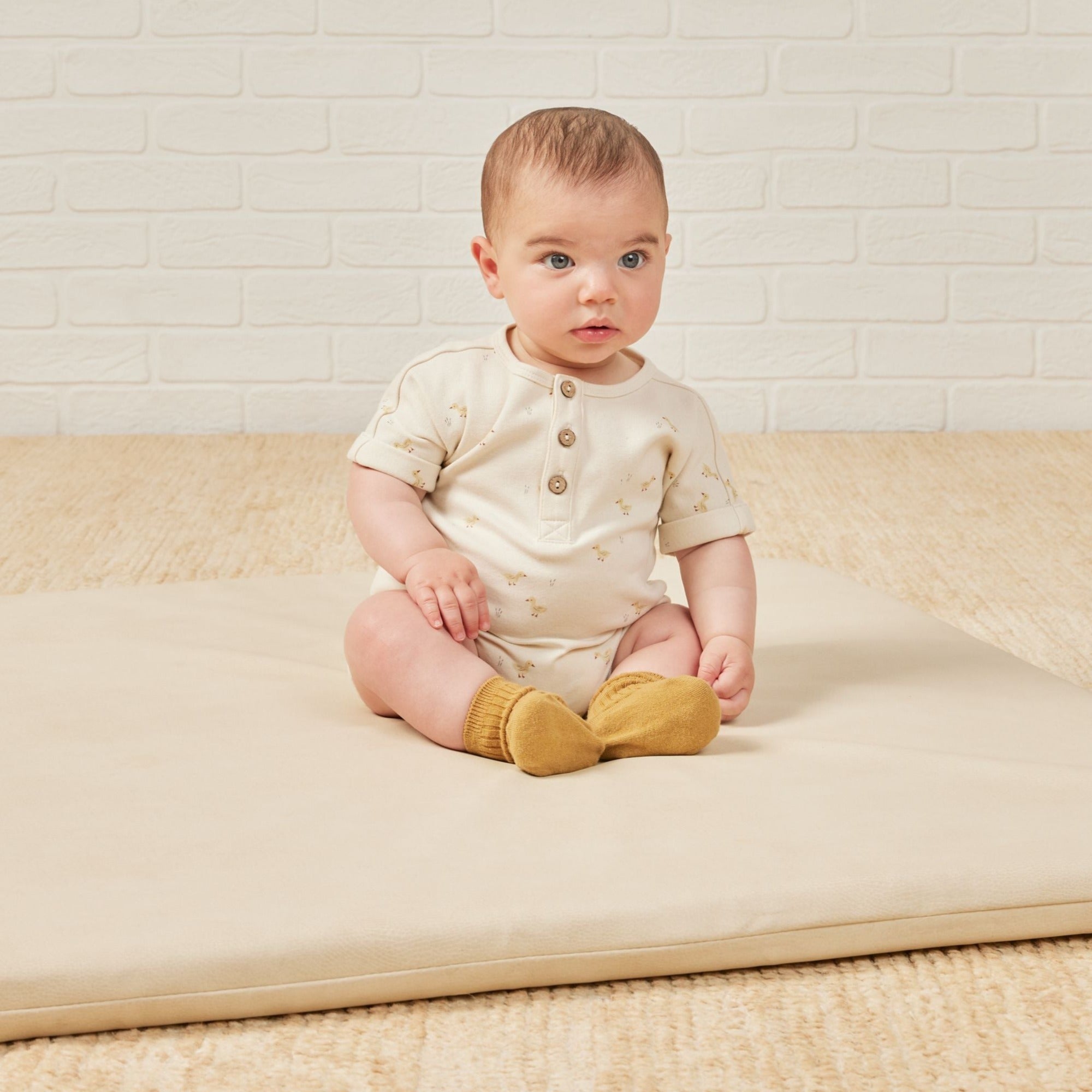 QUINCY MAE Short Sleeve One-Piece - Ducks