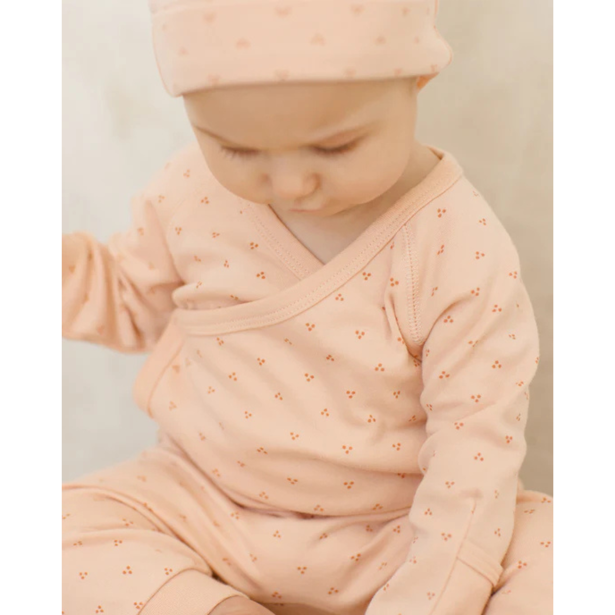 QUINCY MAE Side Snap Bodysuit - Dotty