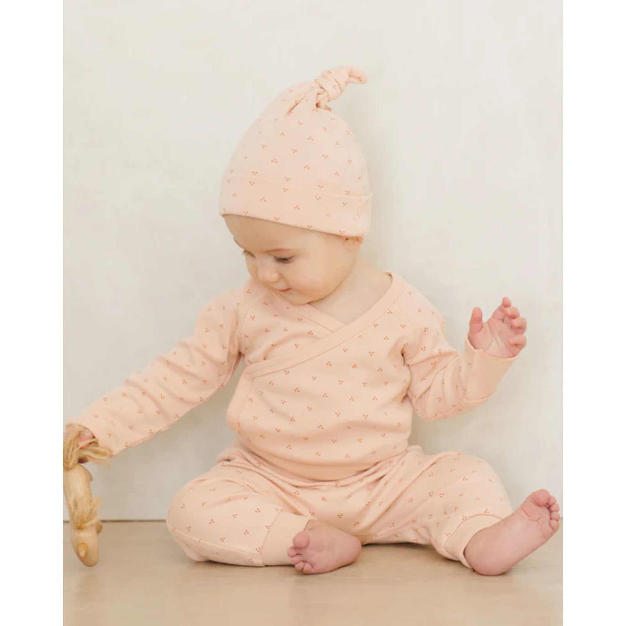 QUINCY MAE Side Snap Bodysuit - Dotty