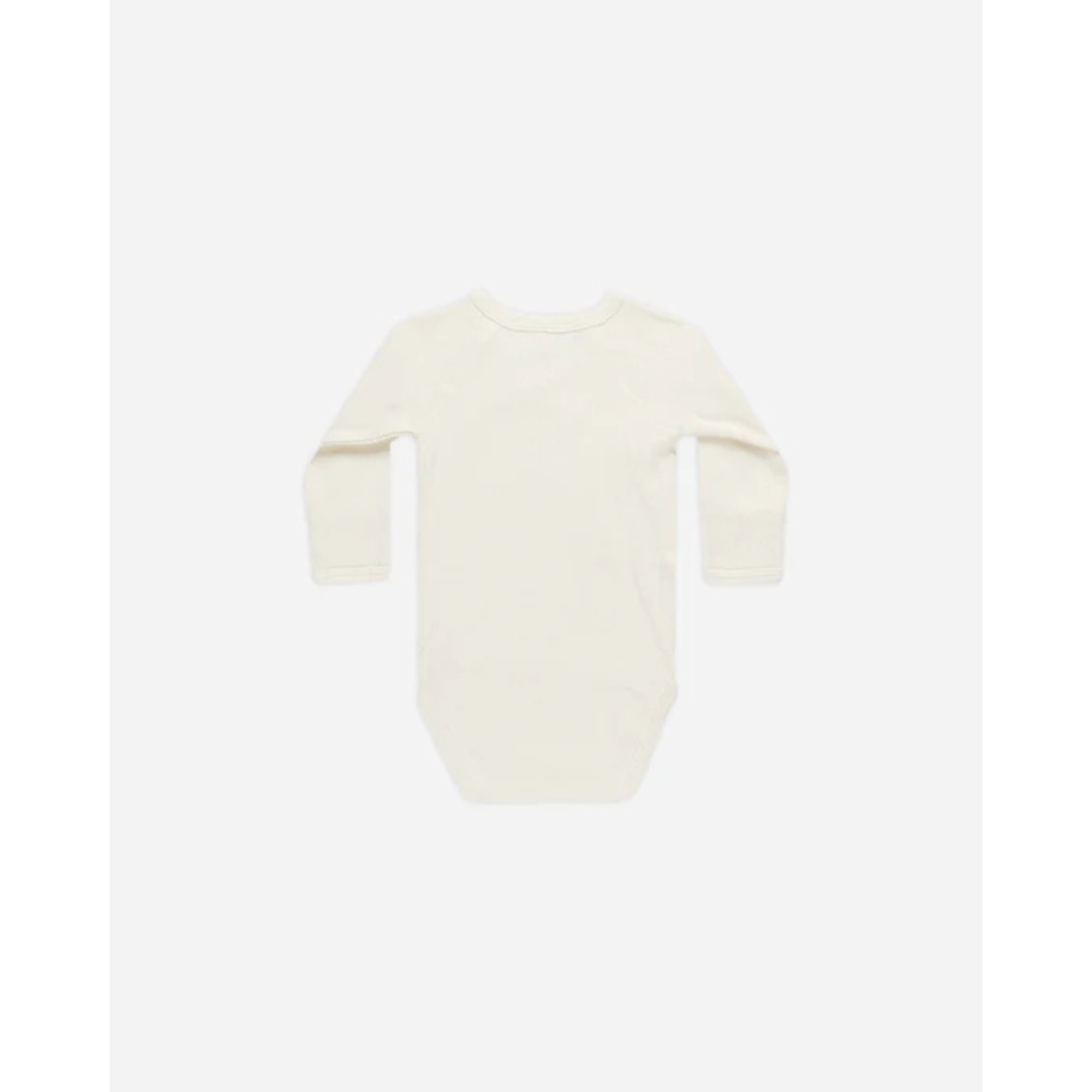 QUINCY MAE Side Snap Bodysuit - Ivory