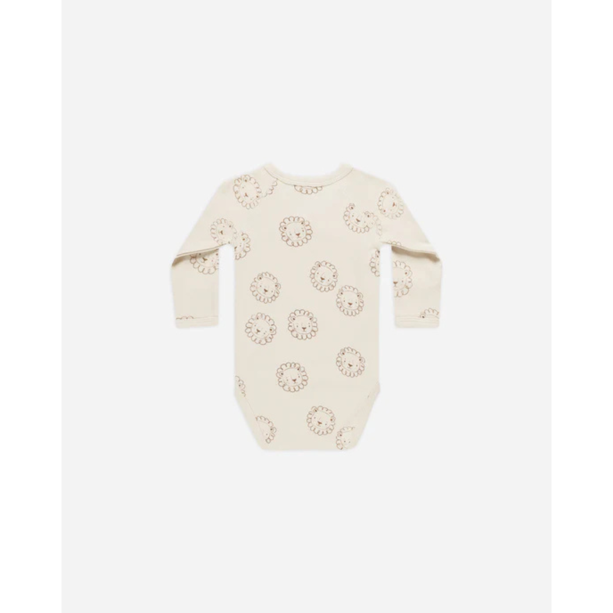 QUINCY MAE Side Snap Bodysuit - Lions