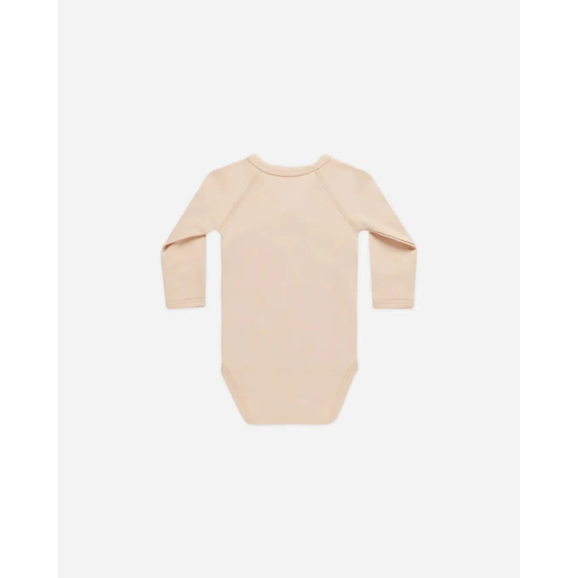 QUINCY MAE Side Snap Bodysuit - Shell