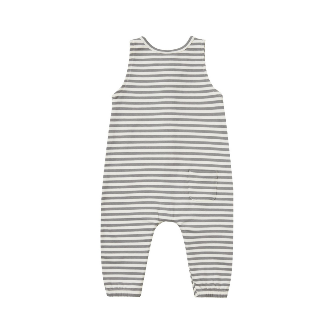 QUINCY MAE Sleeveless Jumpsuit - Lagoon Stripe