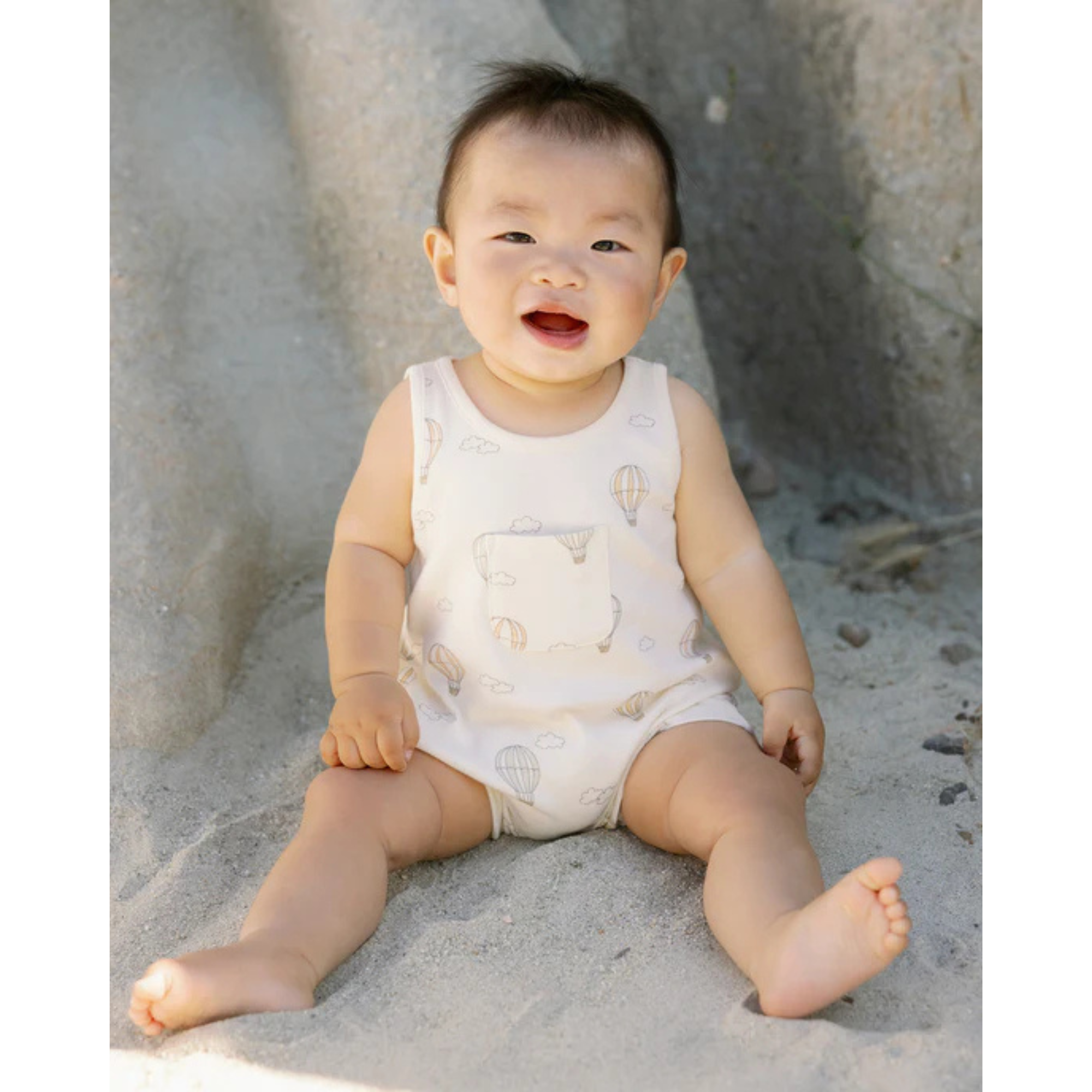 QUINCY MAE Sleeveless One-Piece - Hot Air Balloons