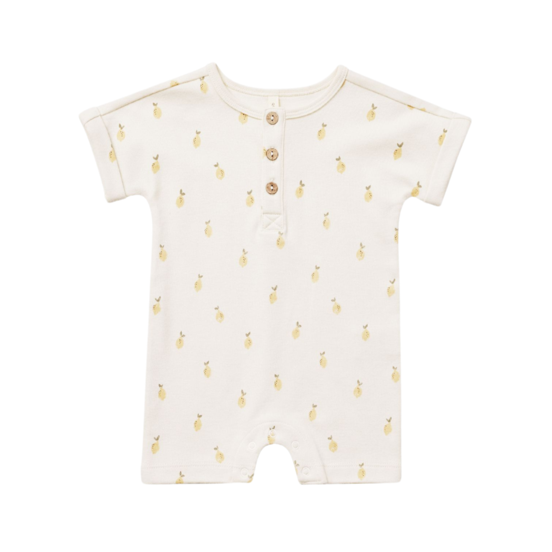 QUINCY MAE Short Sleeve One-Piece - Lemons