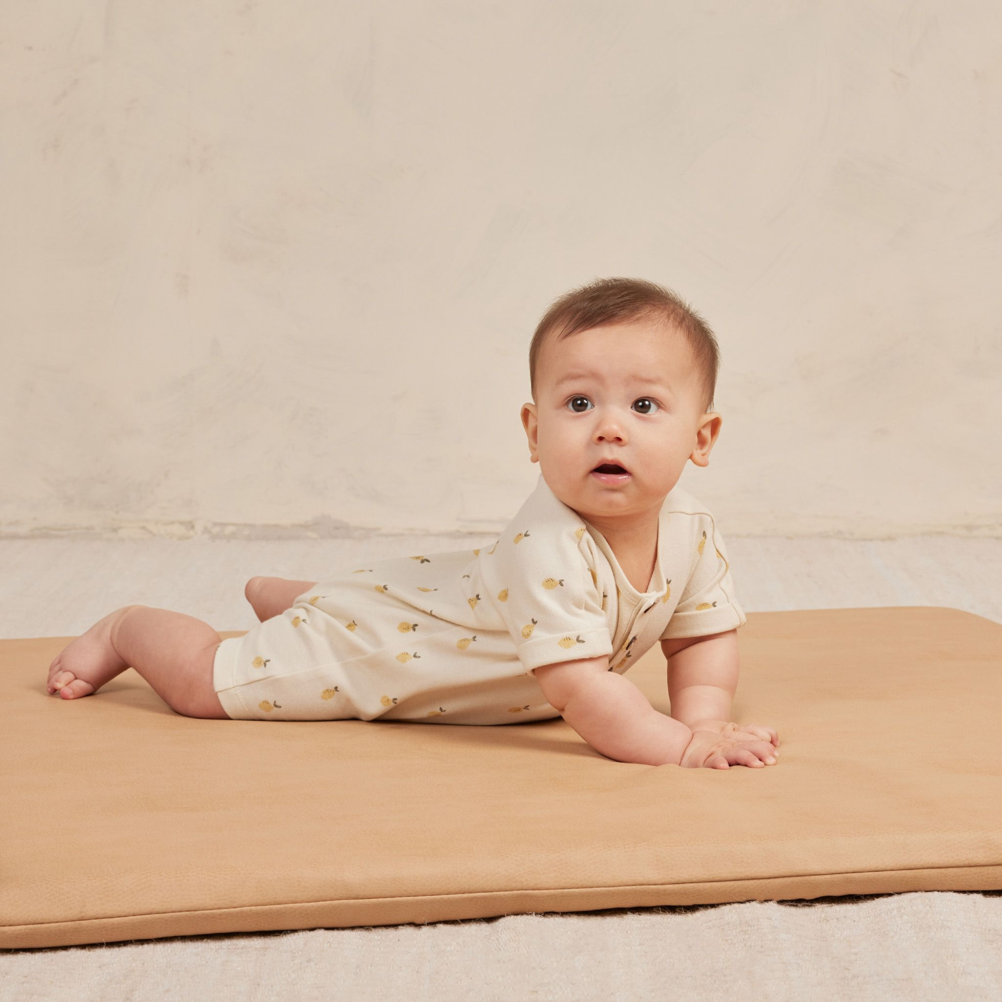 QUINCY MAE Short Sleeve One-Piece - Lemons