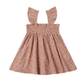 Robe en jersey à smocks QUINCY MAE - Pois