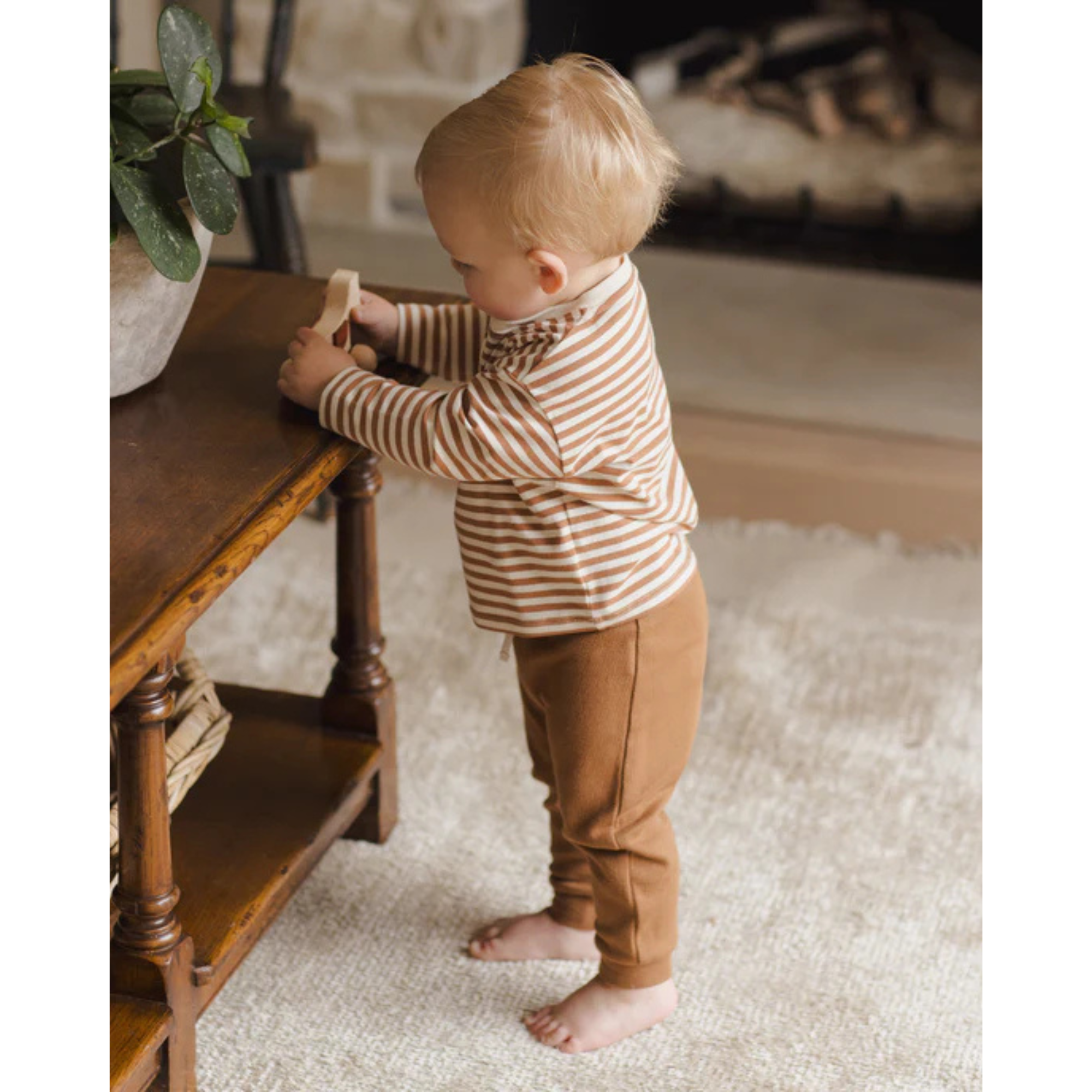 QUINCY MAE Sweatpant - Cinnamon