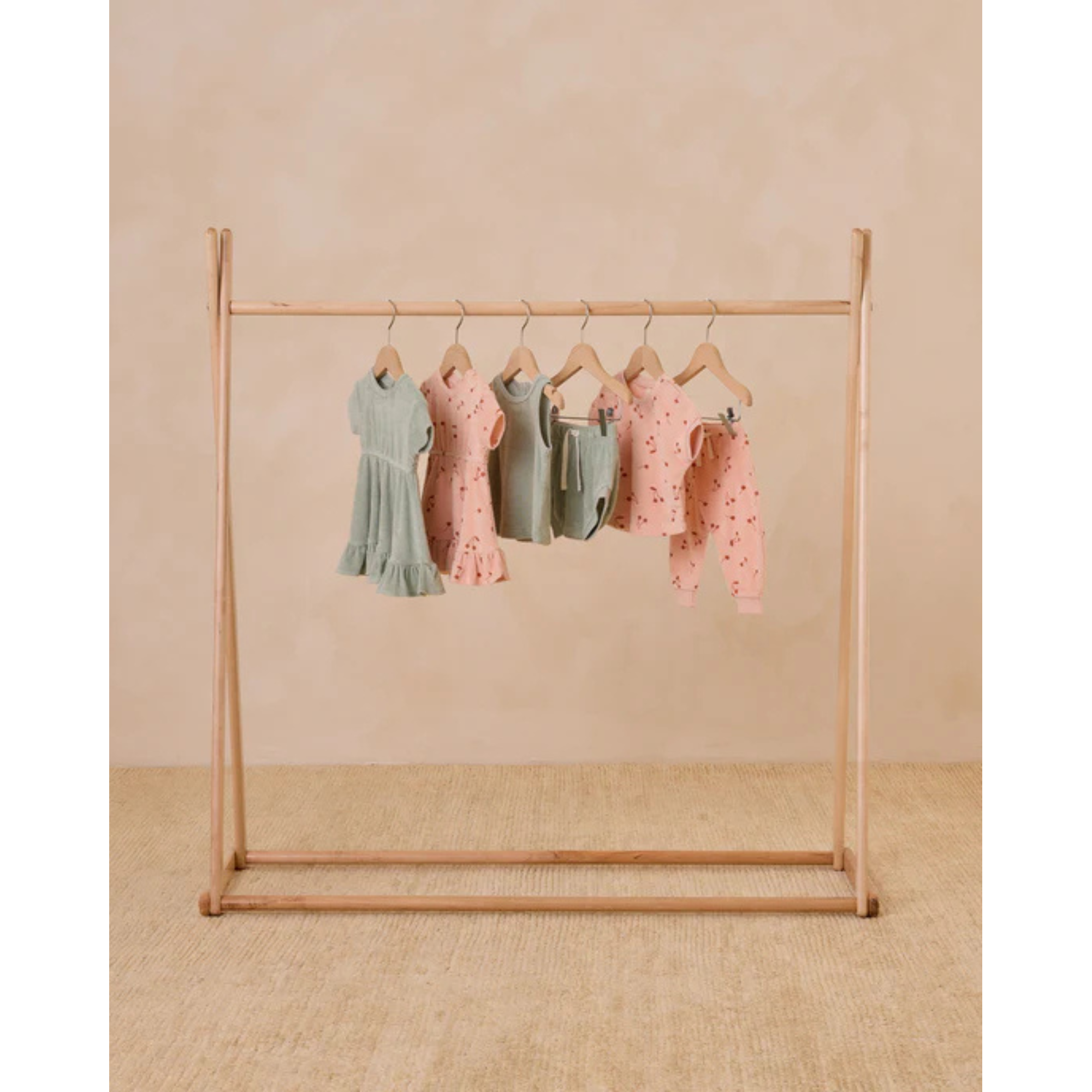 QUINCY MAE Terry Tee + Pant Set - Cherries