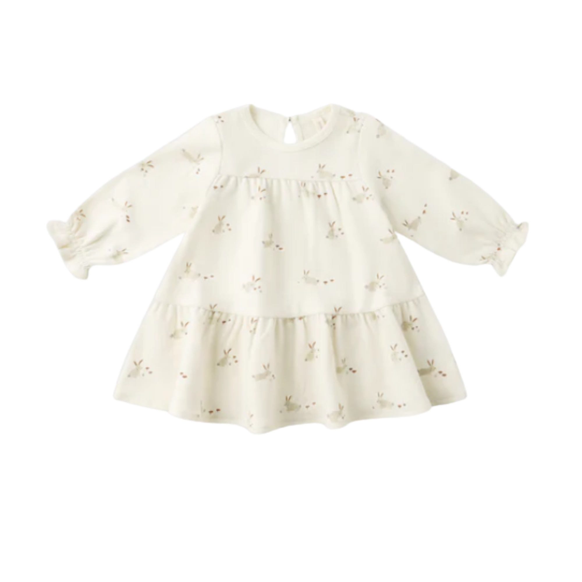 Robe en jersey à volants QUINCY MAE - Lapins