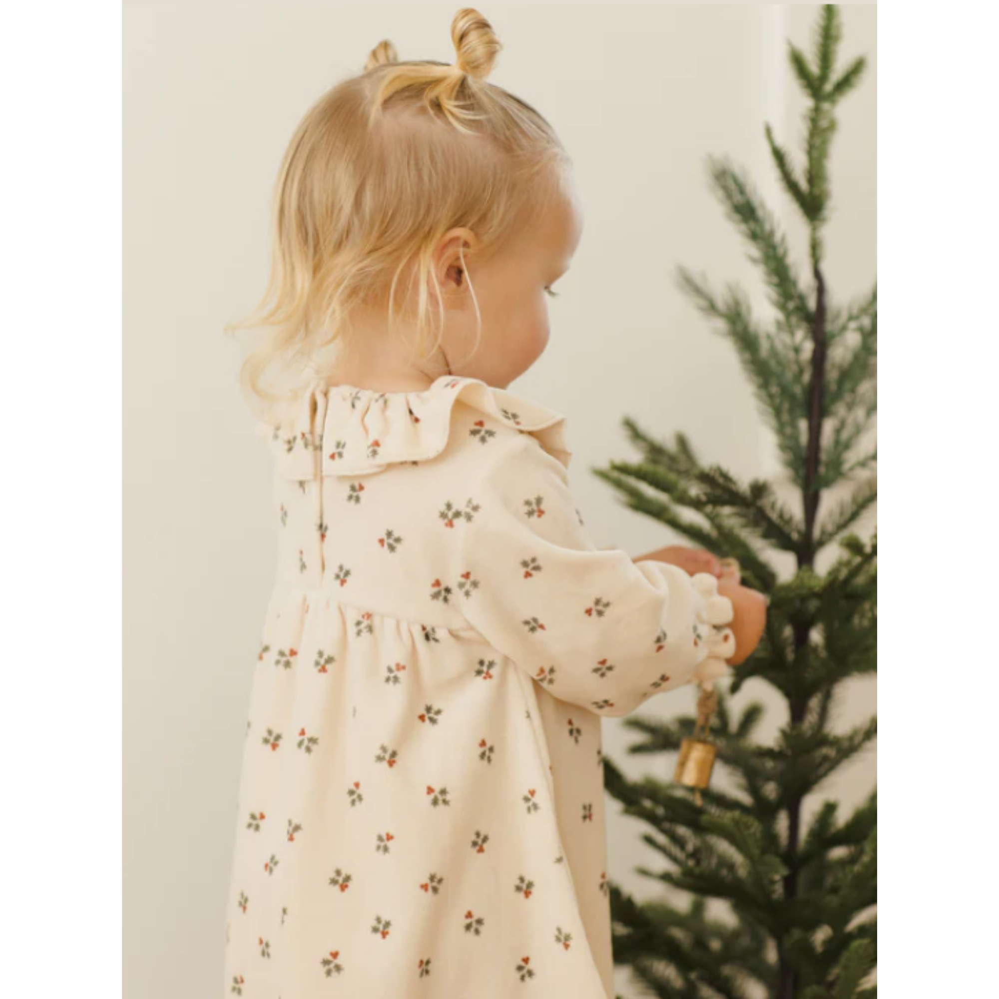 Robe bébé en velours QUINCY MAE - Holly Berry