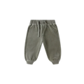 QUINCY MAE Velour Relaxed Sweatpant - Forest