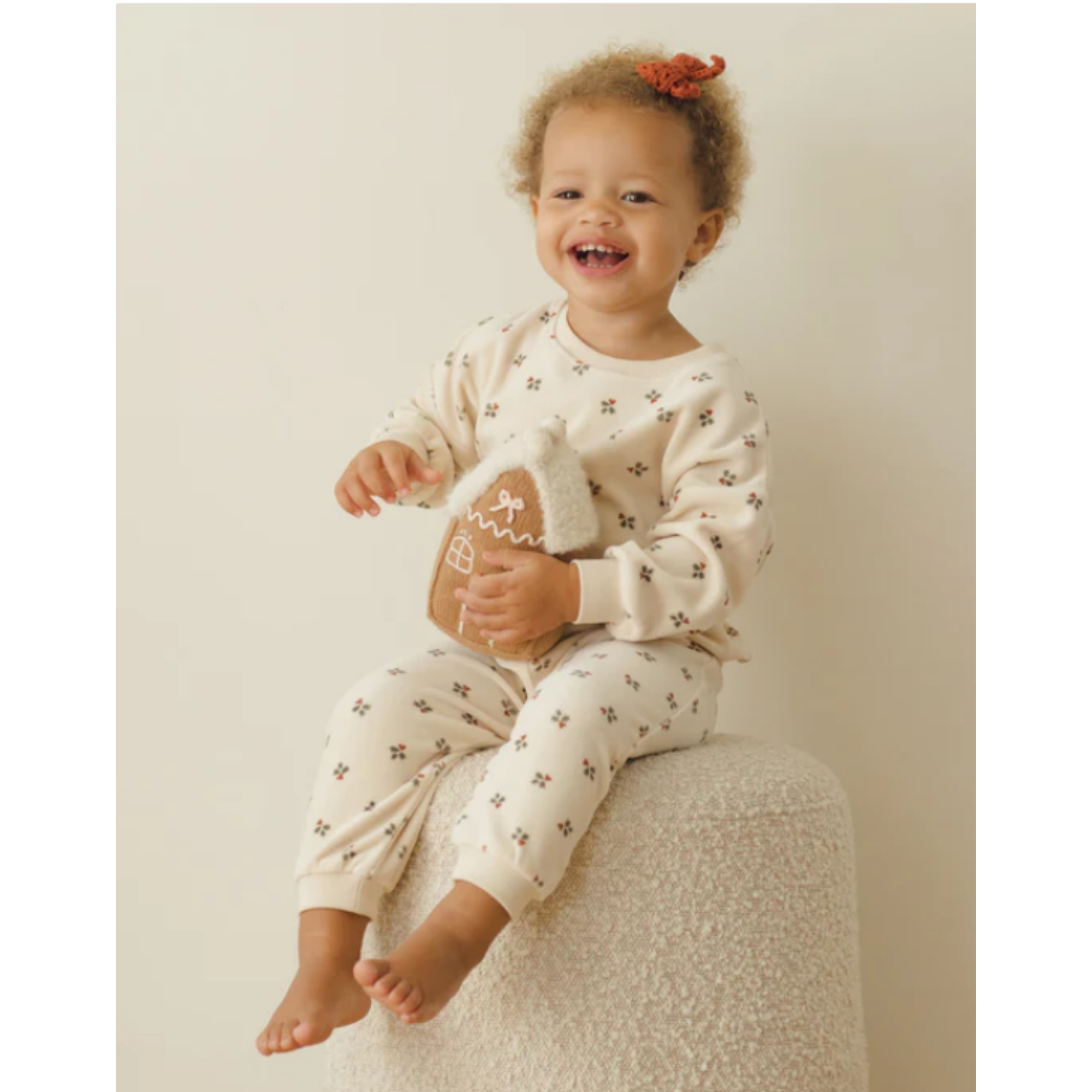 Pantalon de survêtement décontracté en velours QUINCY MAE - Holly Berry