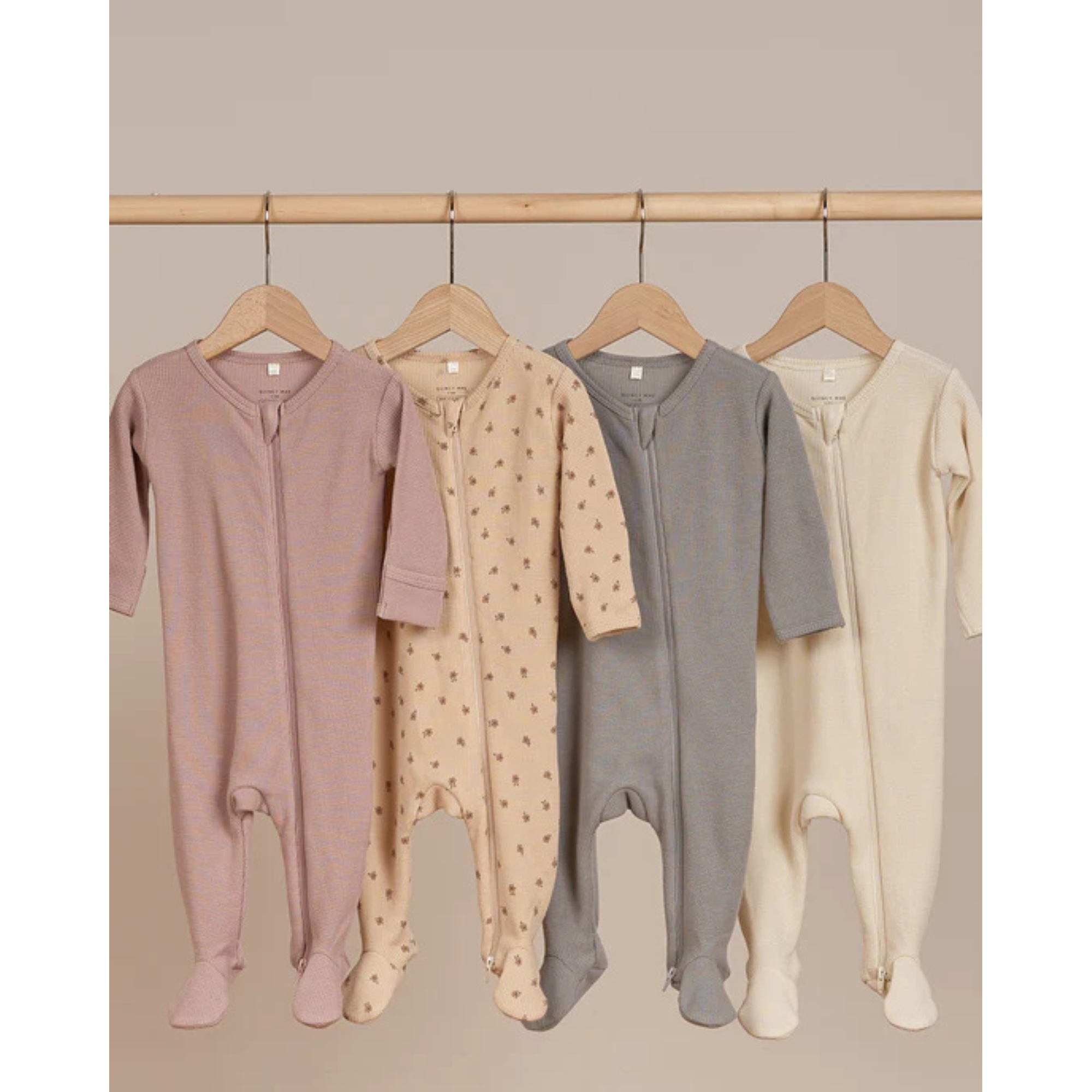 Ensemble de nuit gaufré QUINCY MAE - Mauve