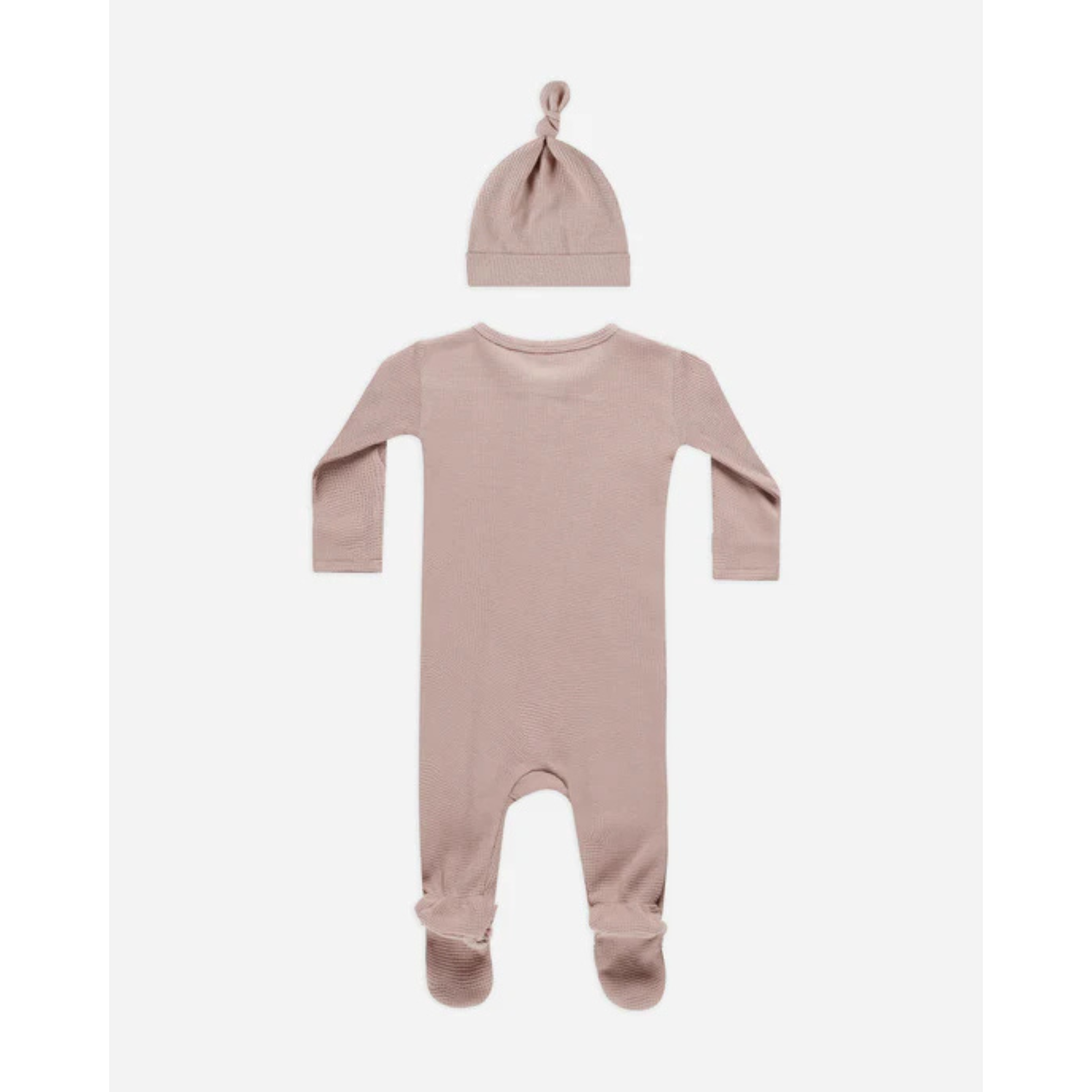 Ensemble de nuit gaufré QUINCY MAE - Mauve