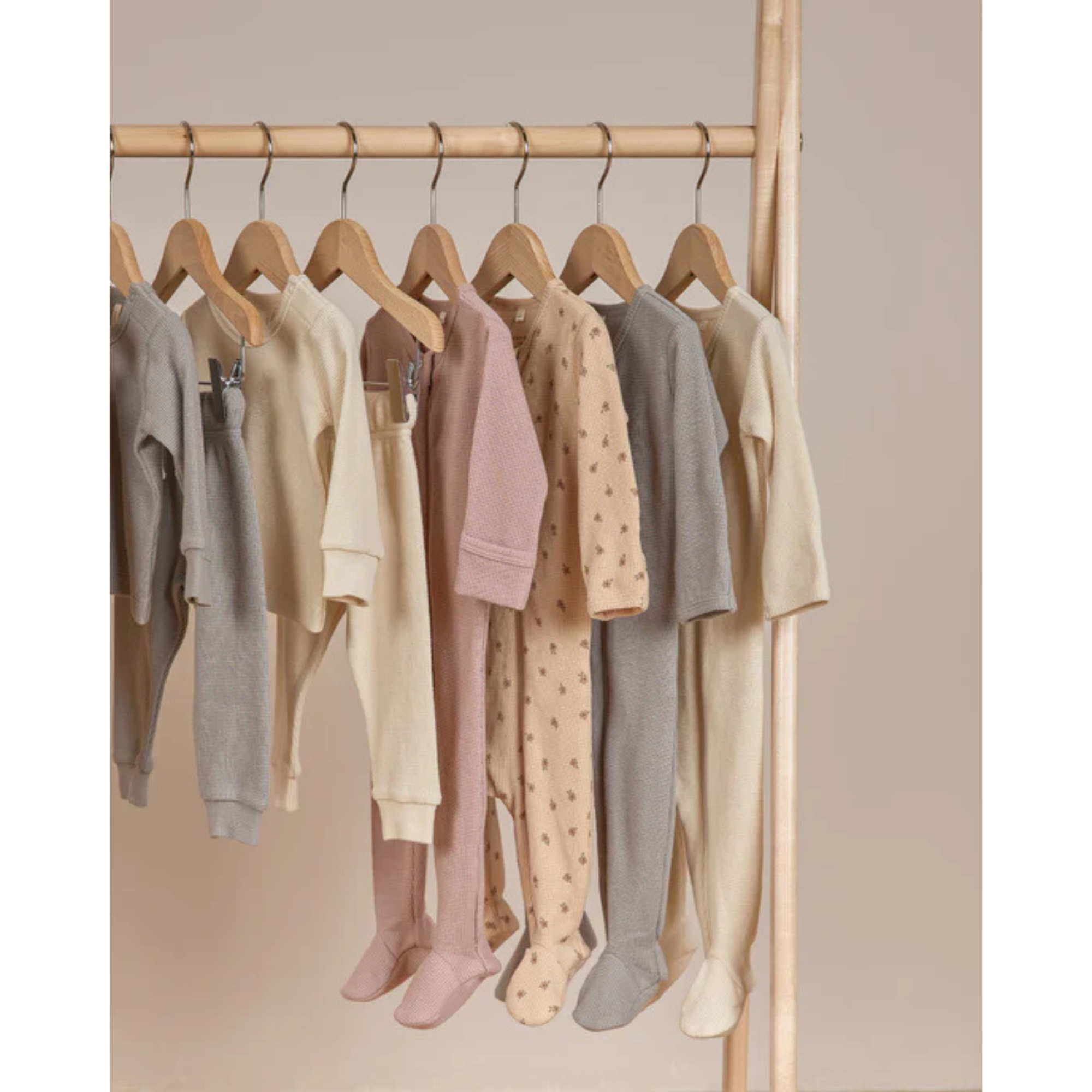 Ensemble de nuit gaufré QUINCY MAE - Mauve