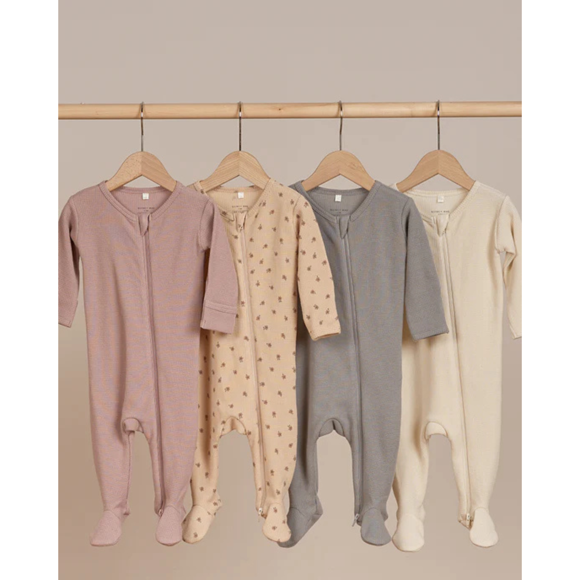 Ensemble de couchage gaufré QUINCY MAE - Naturel