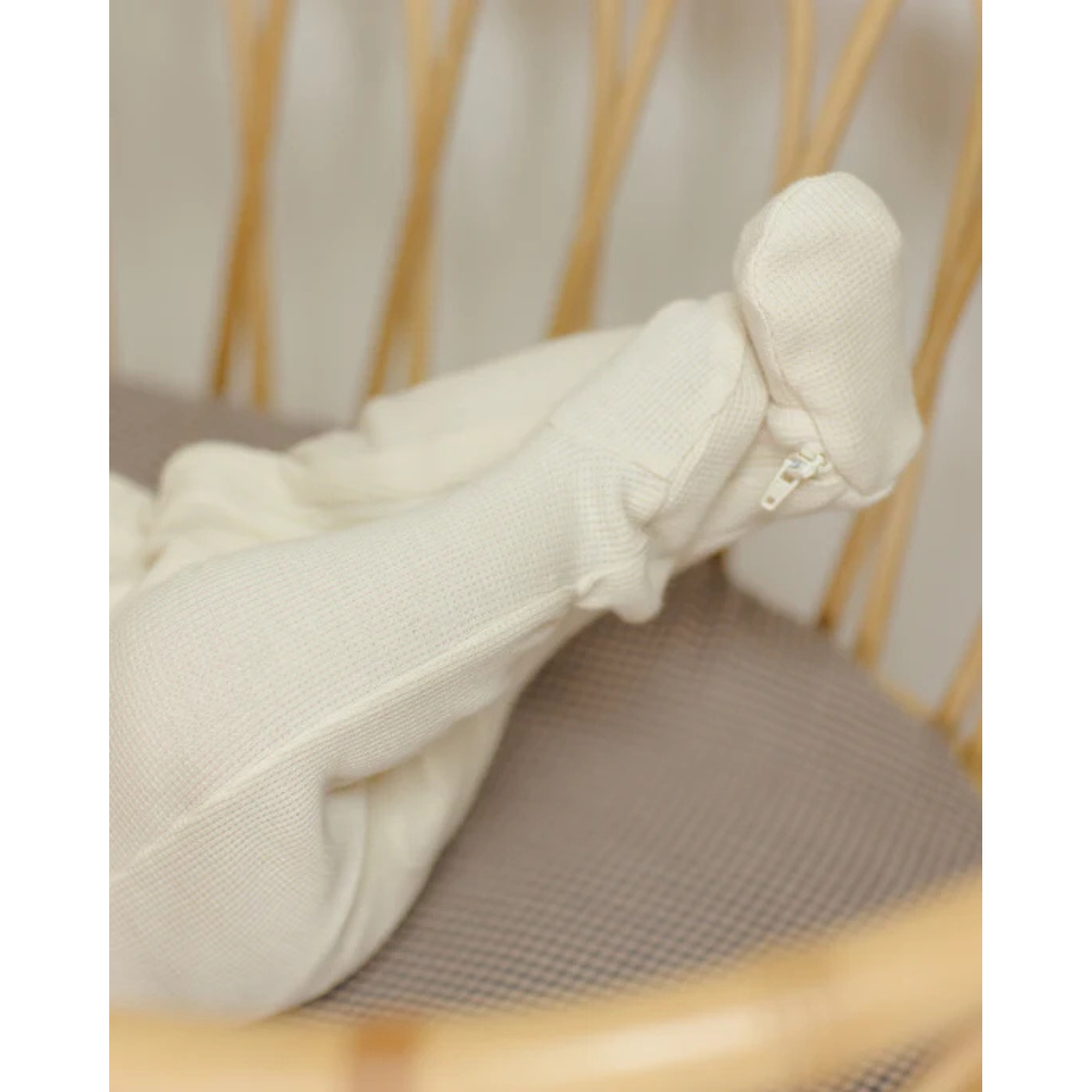 Ensemble de couchage gaufré QUINCY MAE - Naturel