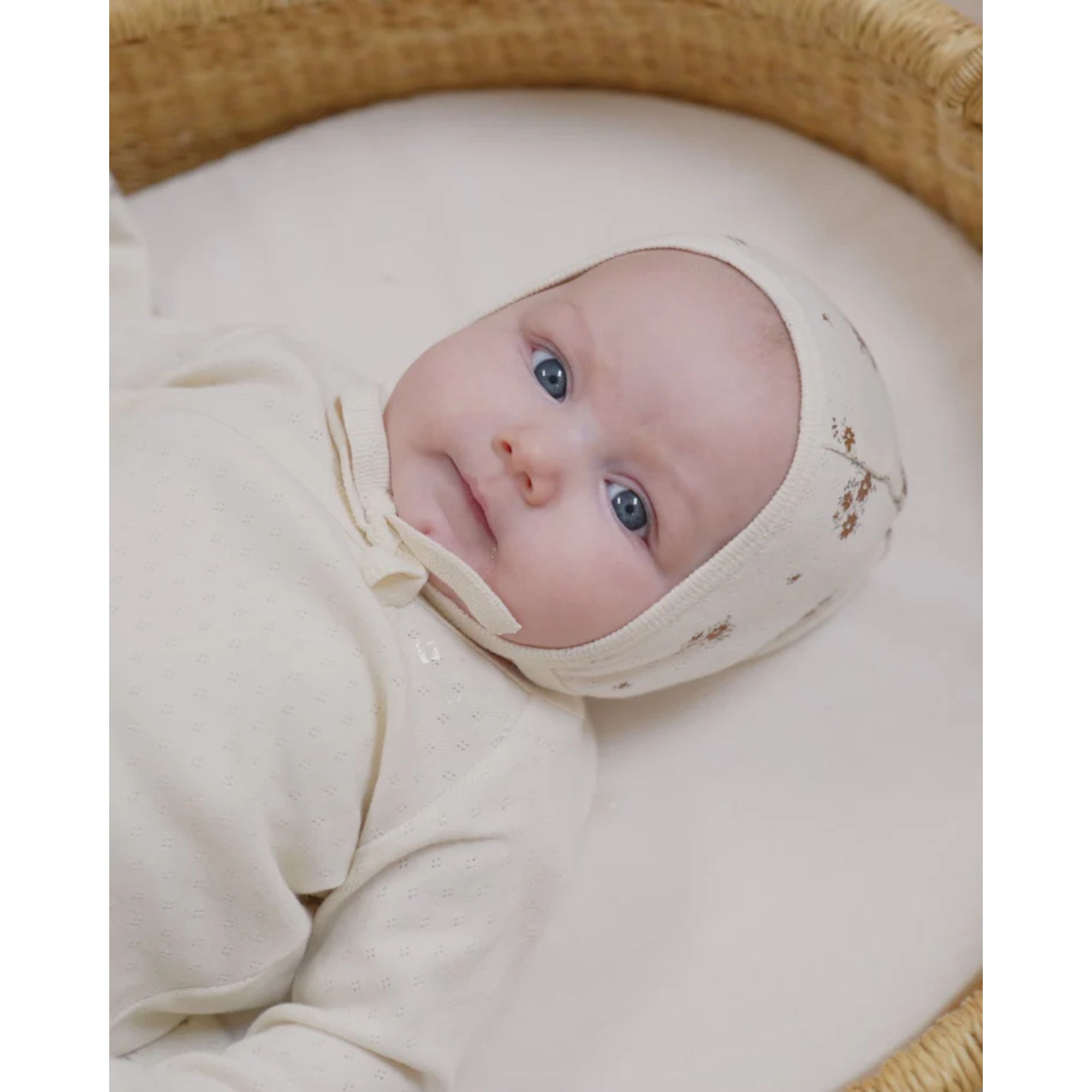 QUINCY MAE Wrap Top + Footed Pant Set - Ivory